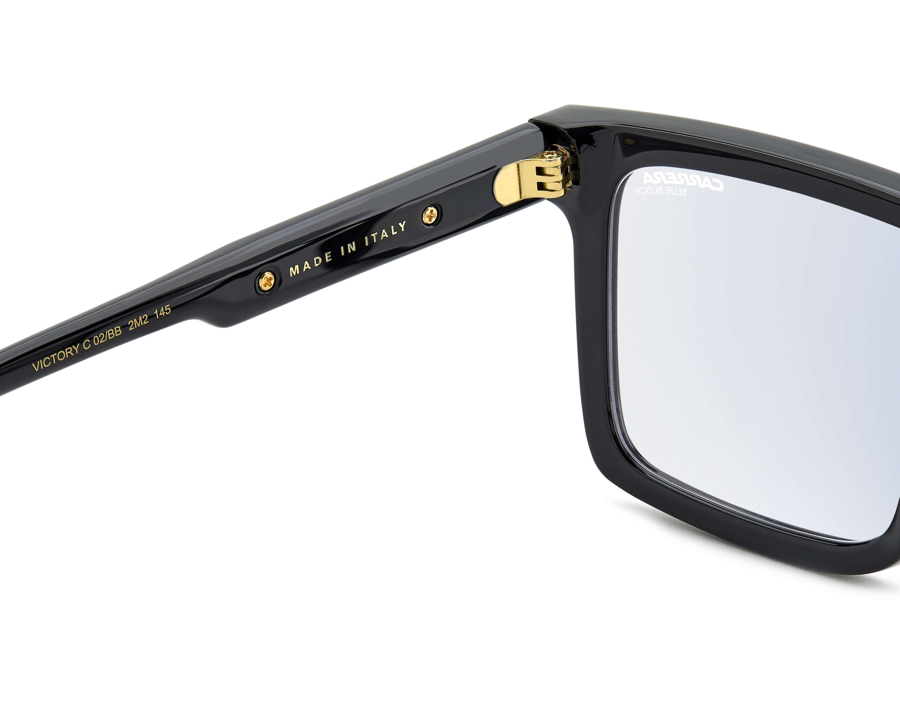 Carrera VICTORY-C-02-BB 2M2 54-19 Black Gold 360 degree view 6