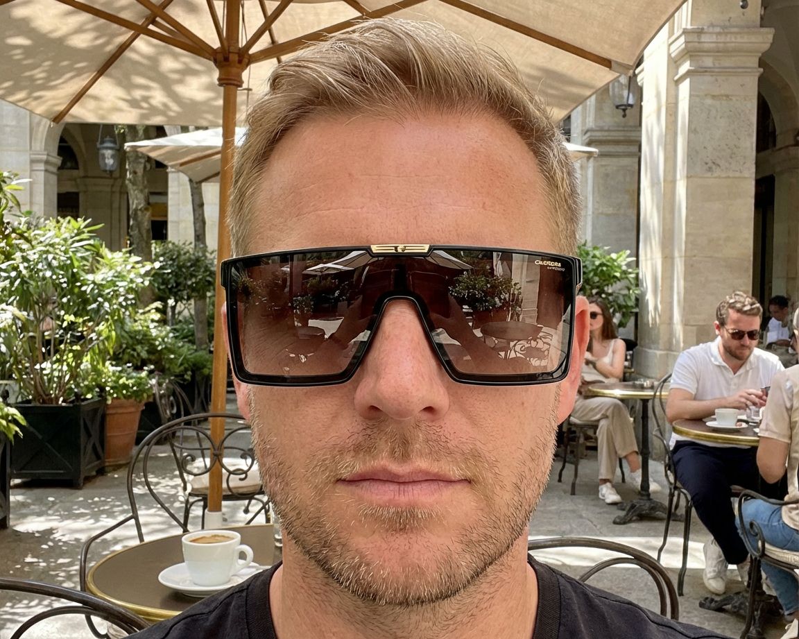 Carrera VICTORY-C-07-S 807/YK - Black  360 degree view 8