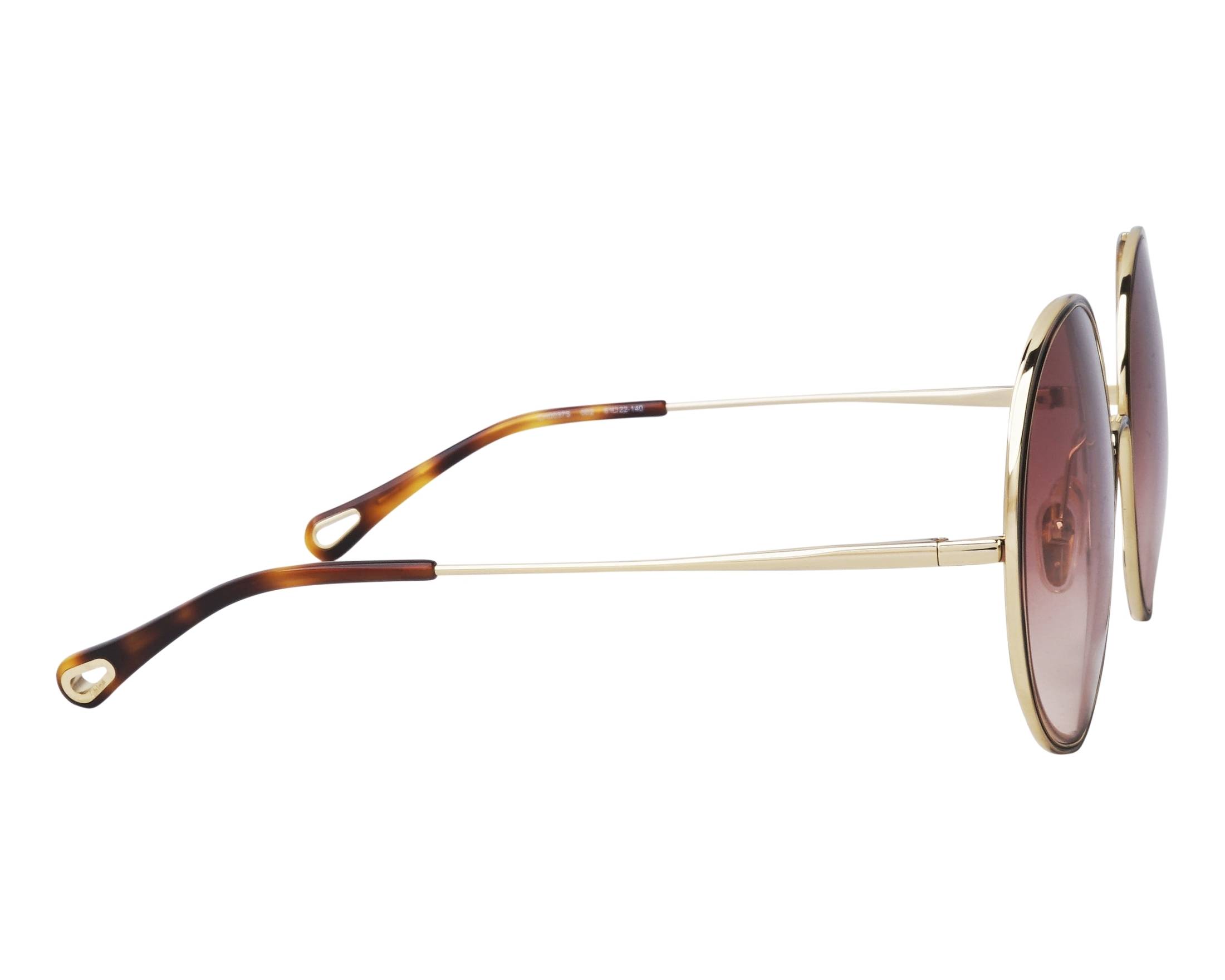 Chloé クロエ サングラス CH0037SA-61-002 ゴールド Chloe Sunglasses CH0037S 002