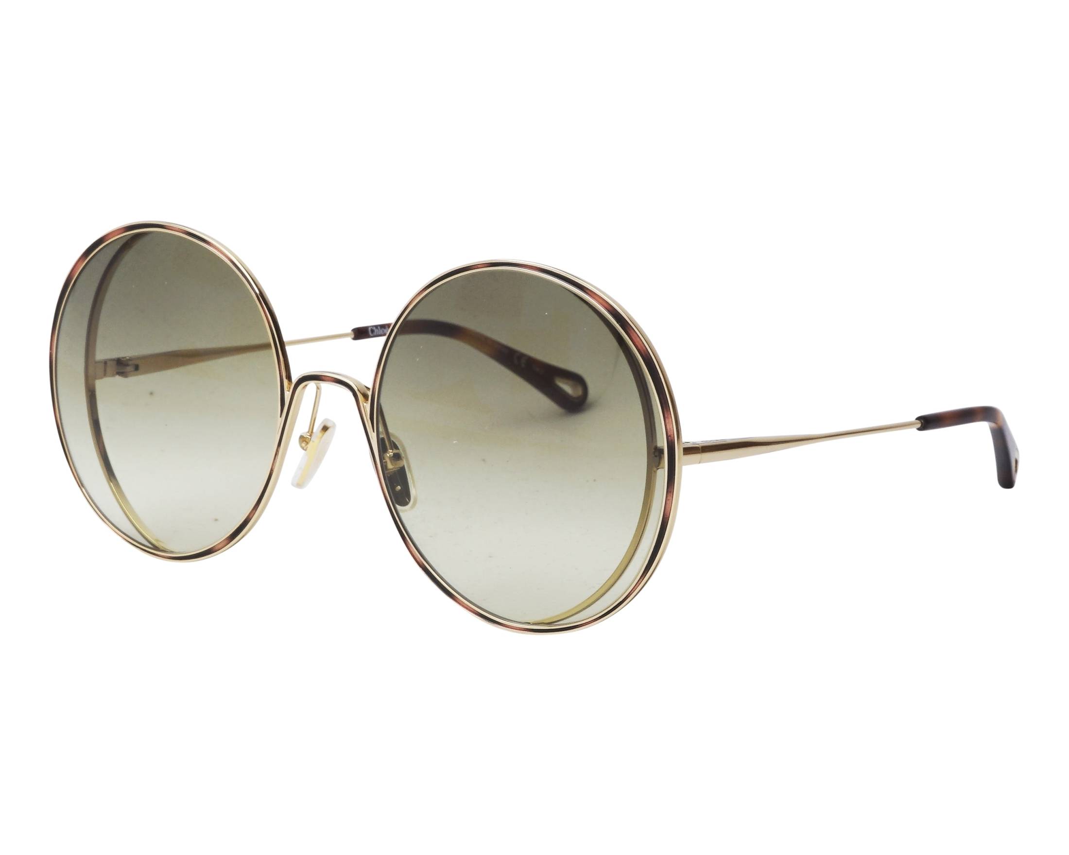 Chloe CH0037S 003 - Havana Gold profile view