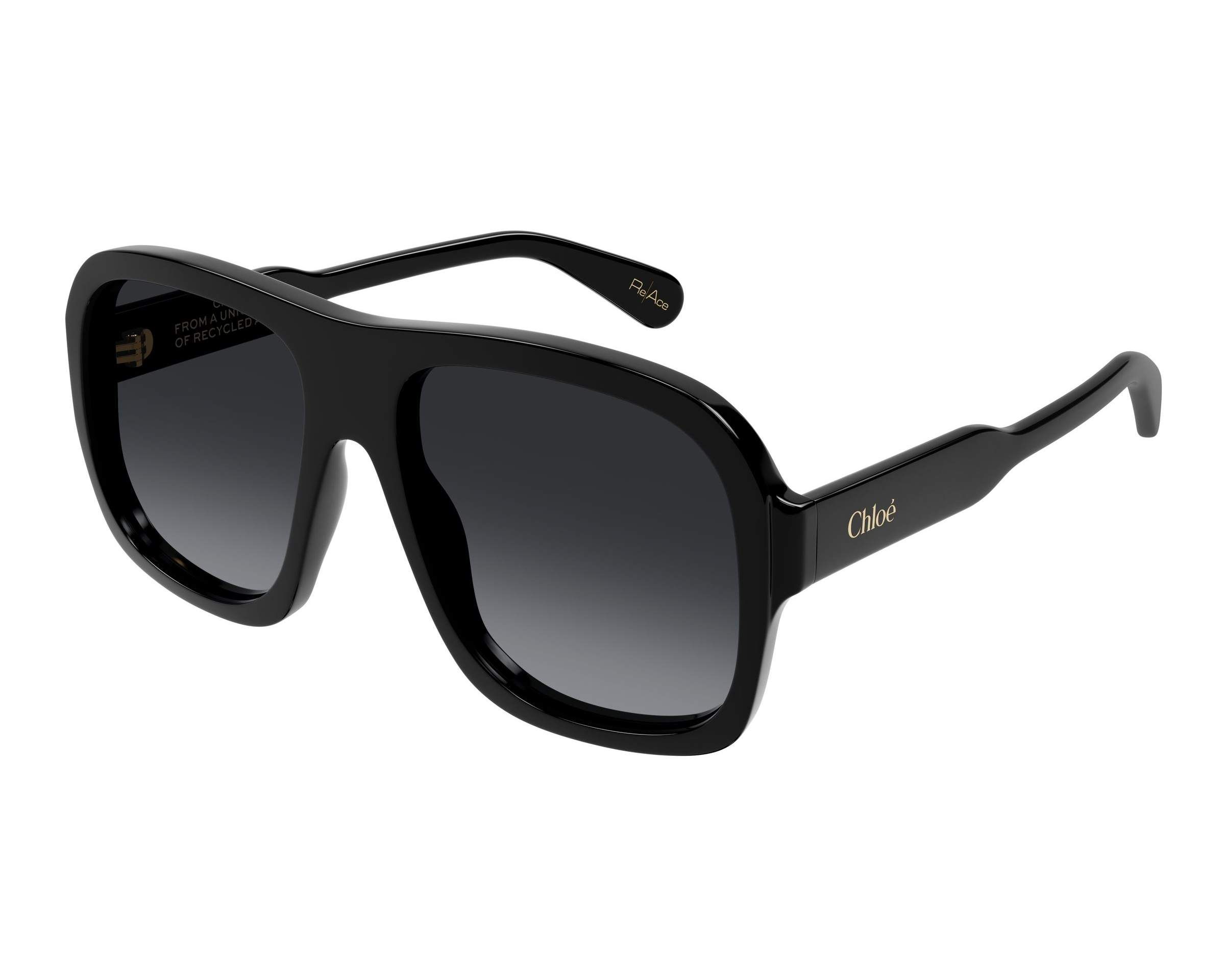 Chloe CH0331S 001 58-17 Black  front view
