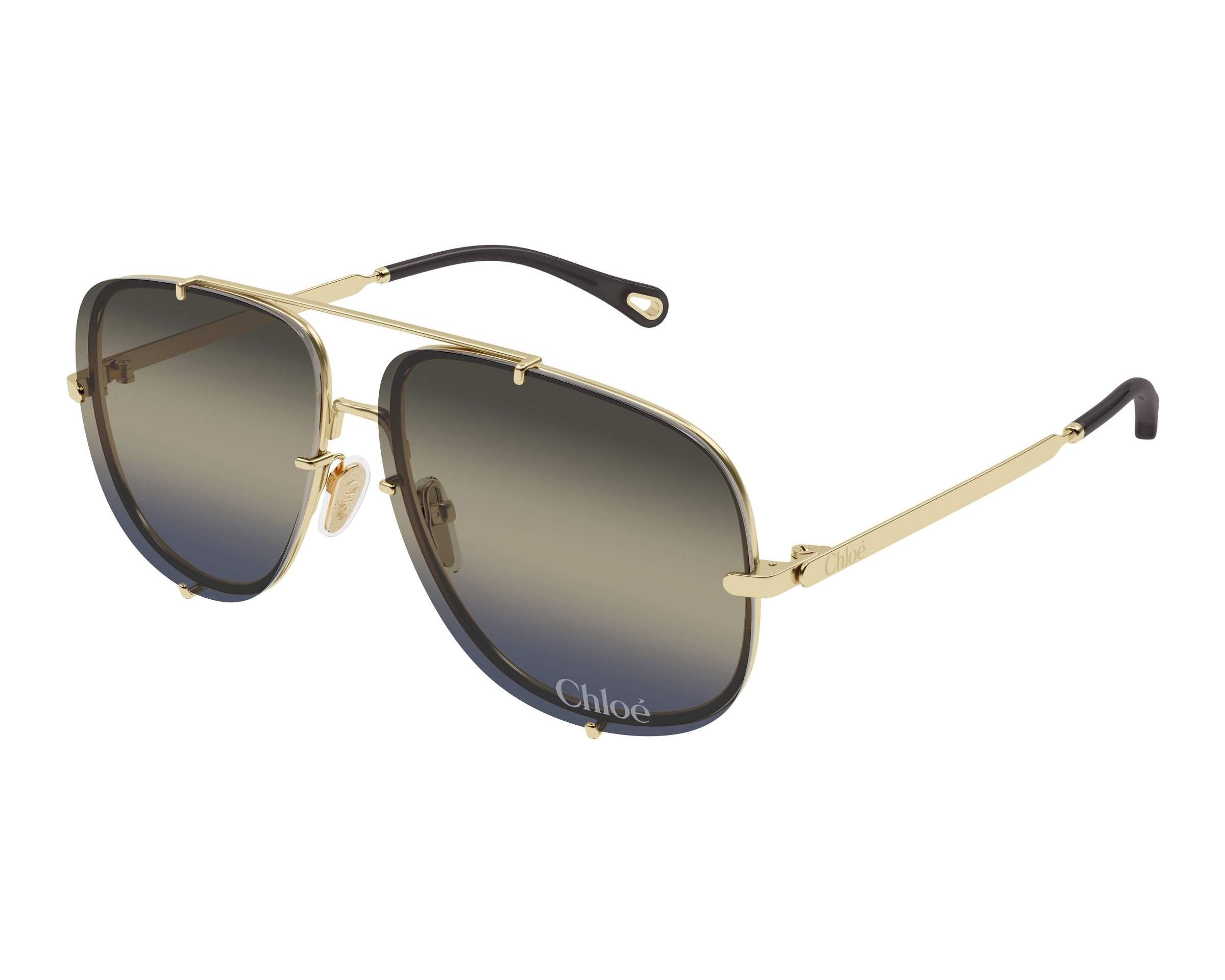 Chloe CH0348S 005 62-12 Gold  profile view