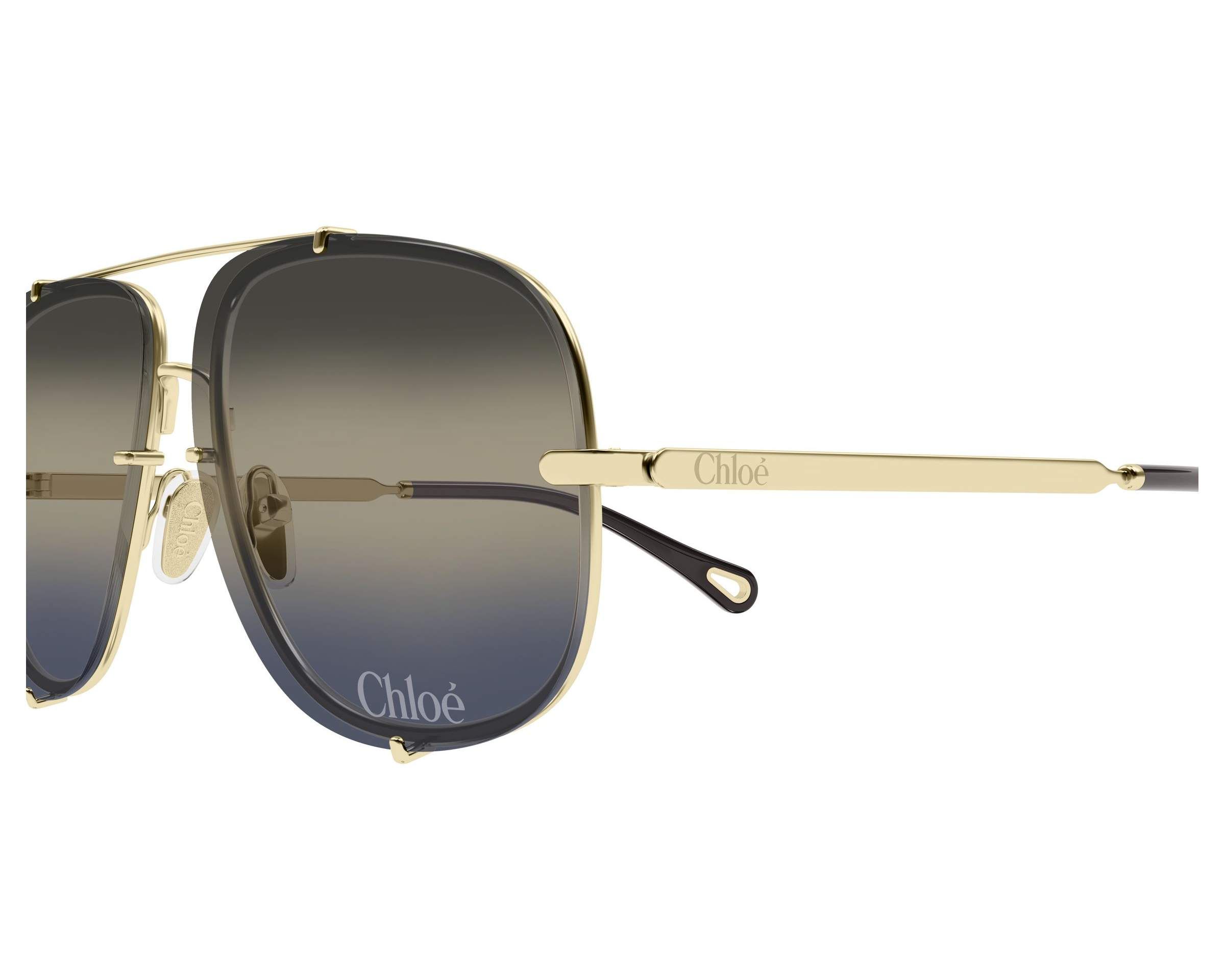 Chloe CH0348S 005 62-12 Gold  side view