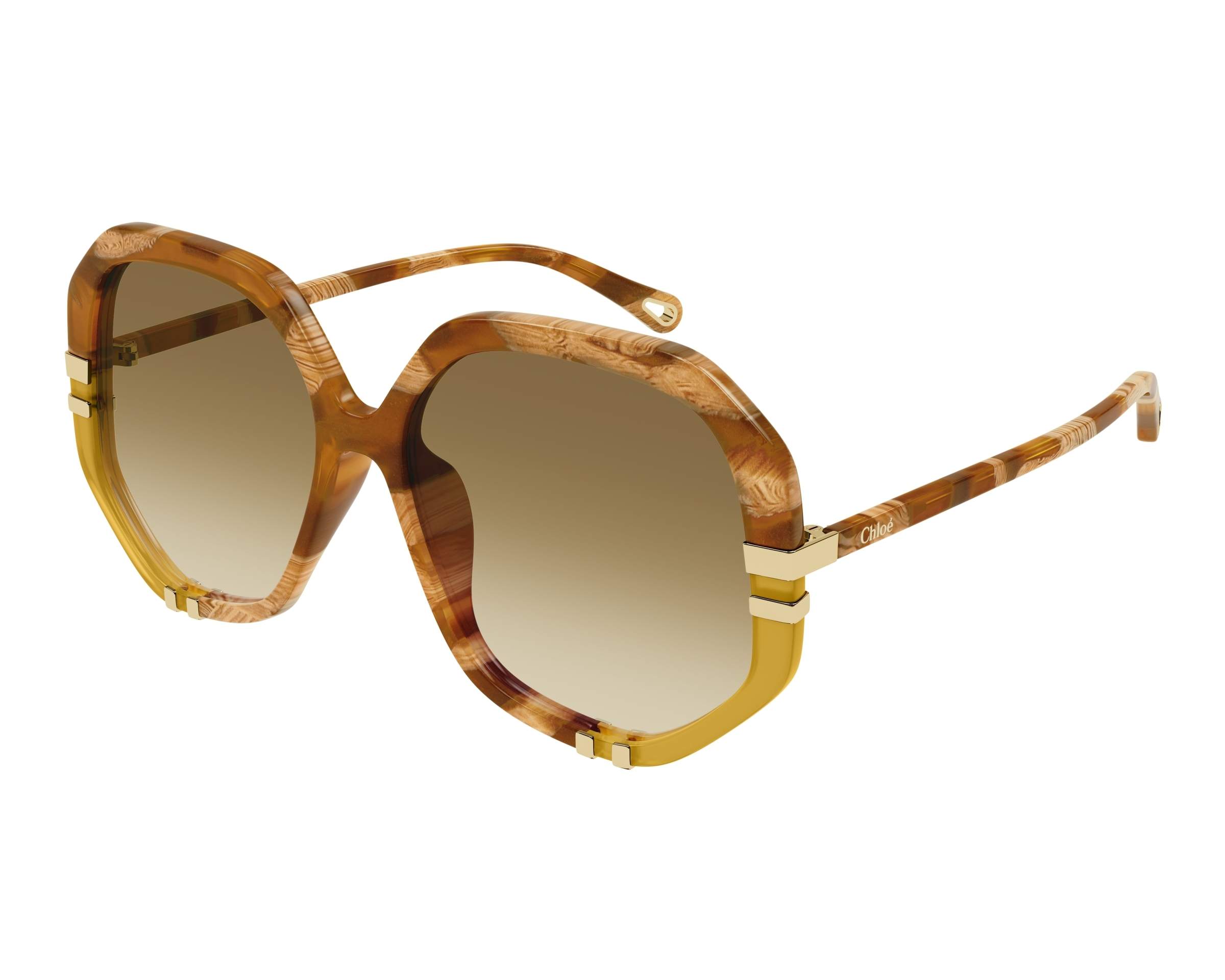 LIKE NEW $500 MSRP CHLOE West Butterfly Sunglasses in Brown Chloe Butterfly Acetate Sunglasses | Neiman Marcus main image 4