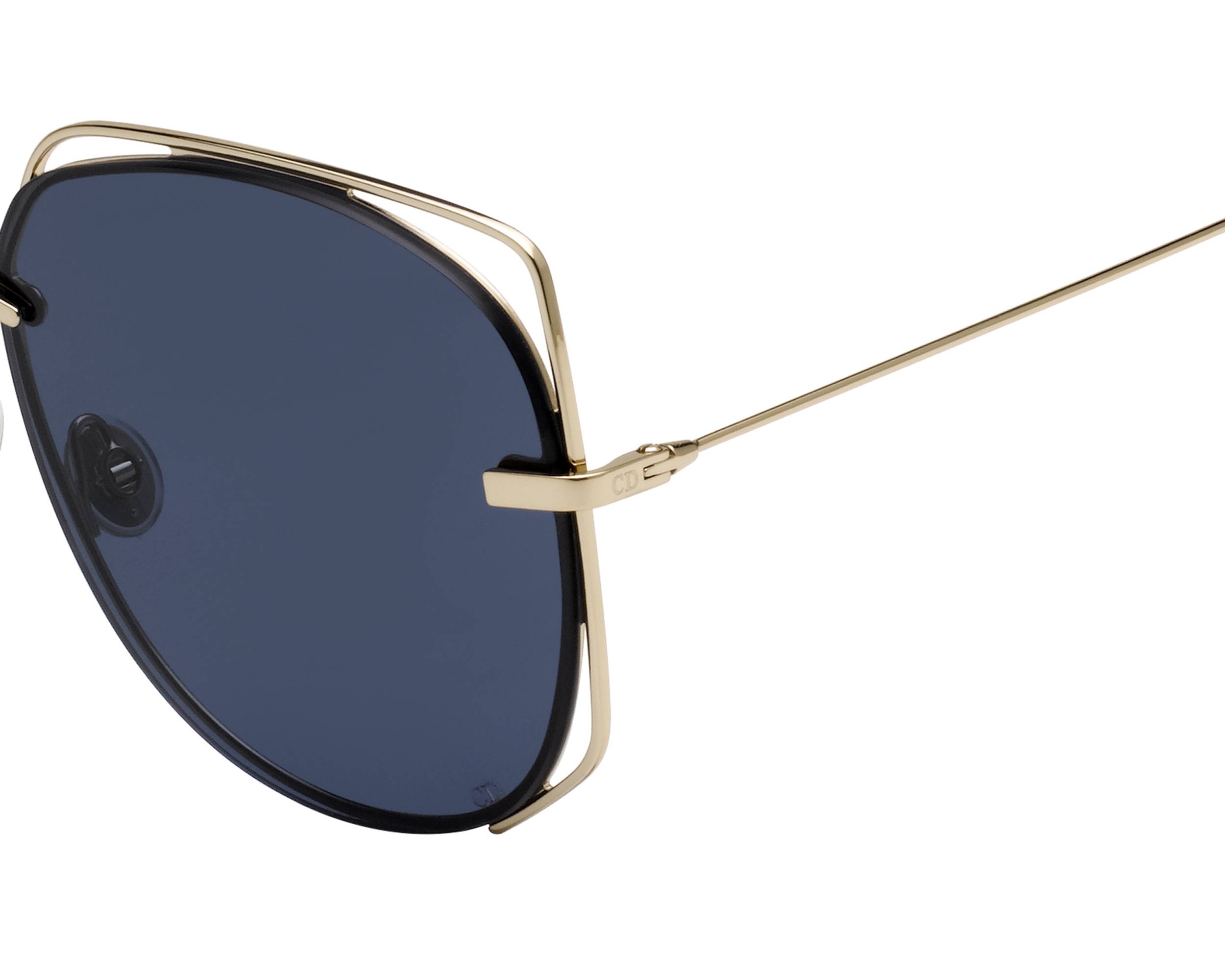 Christian Dior Stellaire 6 Sunglasses - J5GA9 Gold / Blue christian-dior-  main image 4