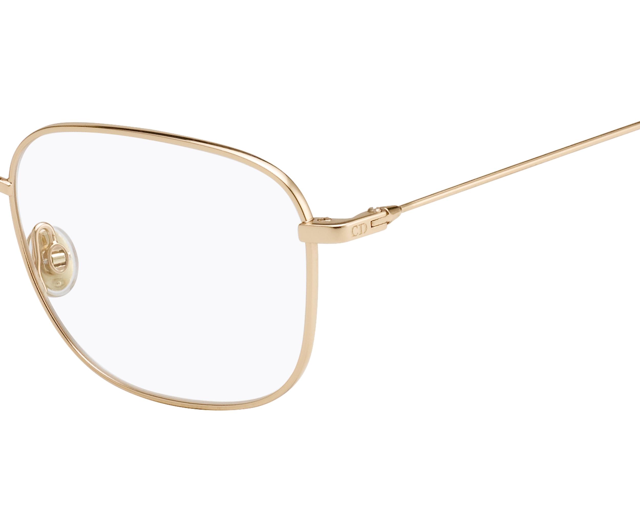 dior gold frame glasses