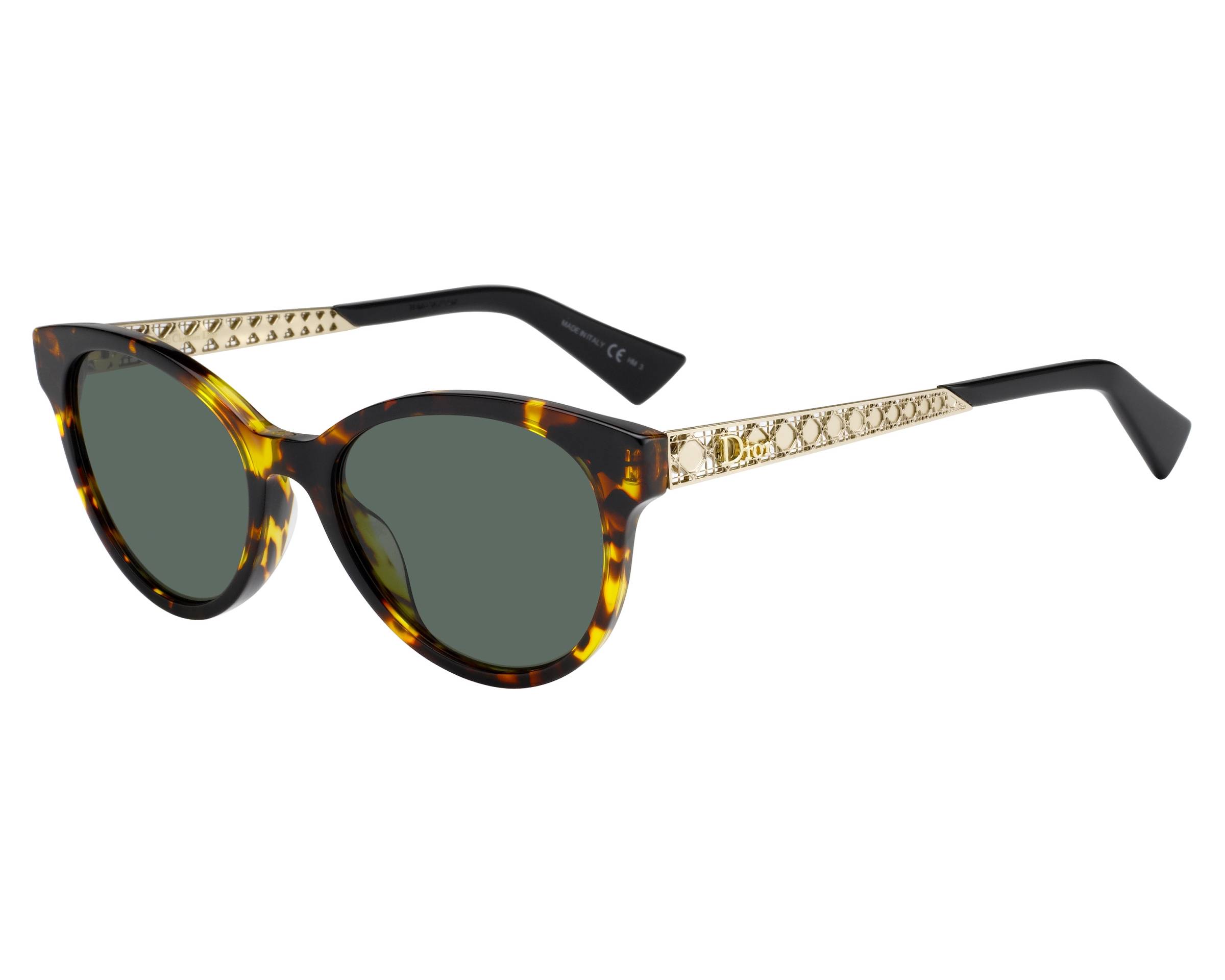 Christian‎ Dior Dior Direction 2 (NO CASE) Havana Sunglasses Gold Frame Italy Christian Dior Diorsignature B8U Sunglasses Havana 1911705  main image 3