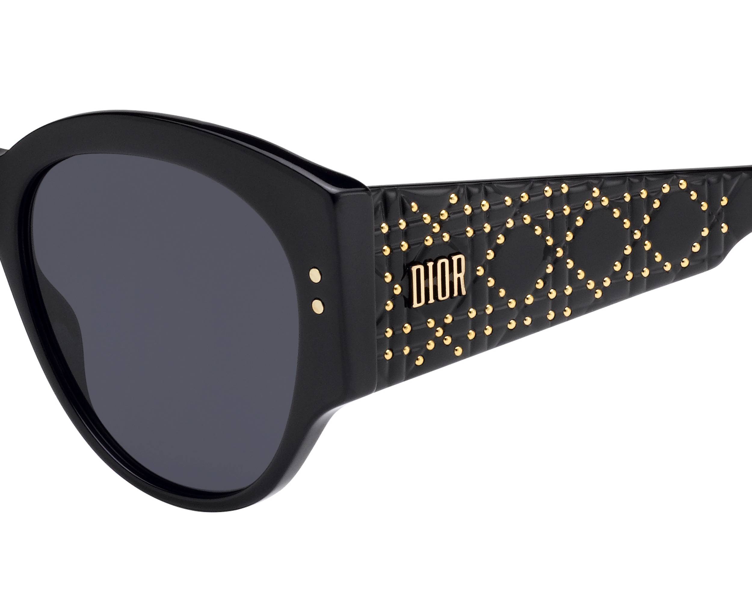 CHRISTIAN DIOR サングラス 黒 ゴールド ケース付き 8072K Christian Dior LadyDiorStuds2 8072K: Buy Online | Visionet
