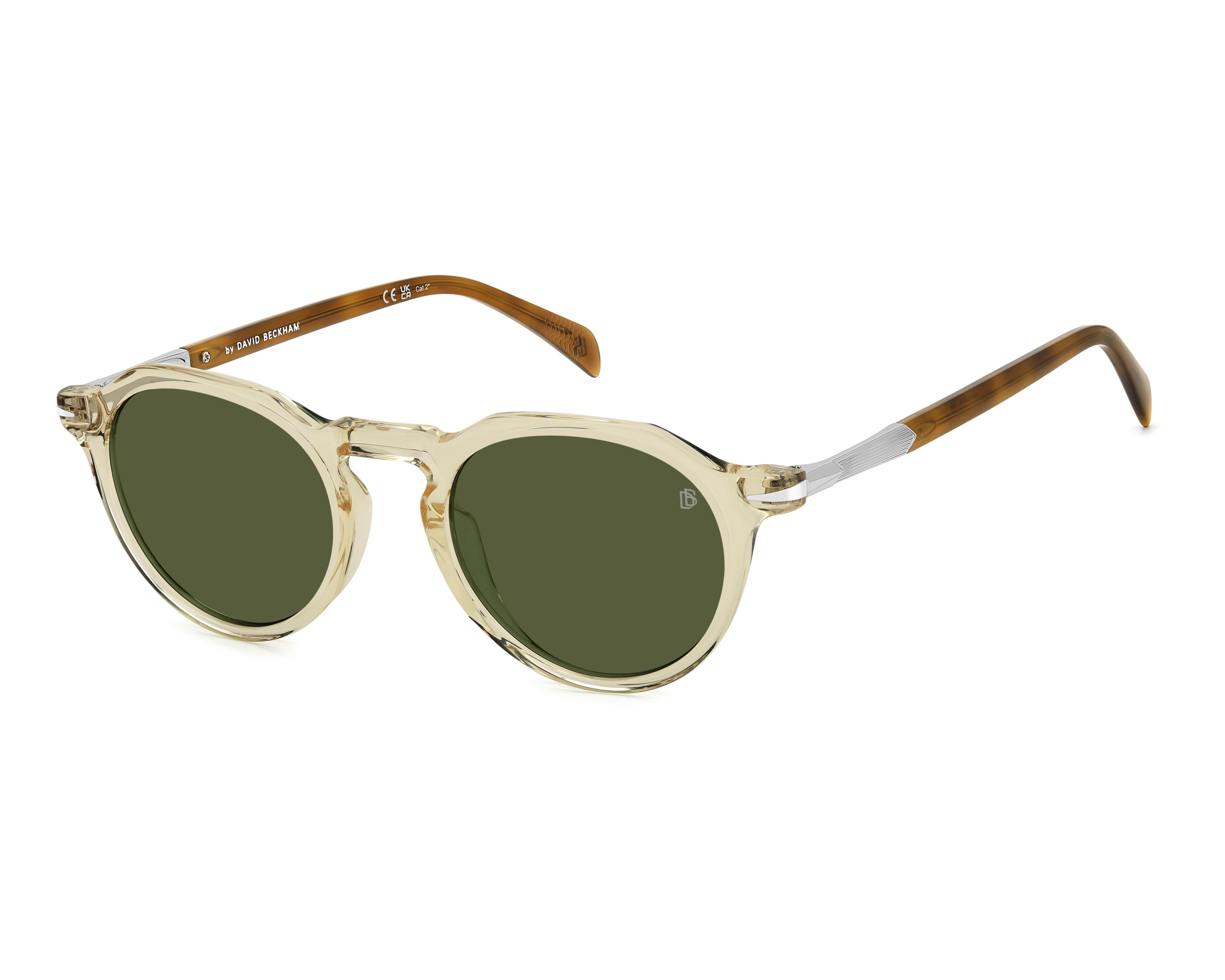 David Beckham DB-1171-S EPZ/QT 50-21 Havana Gold profile view