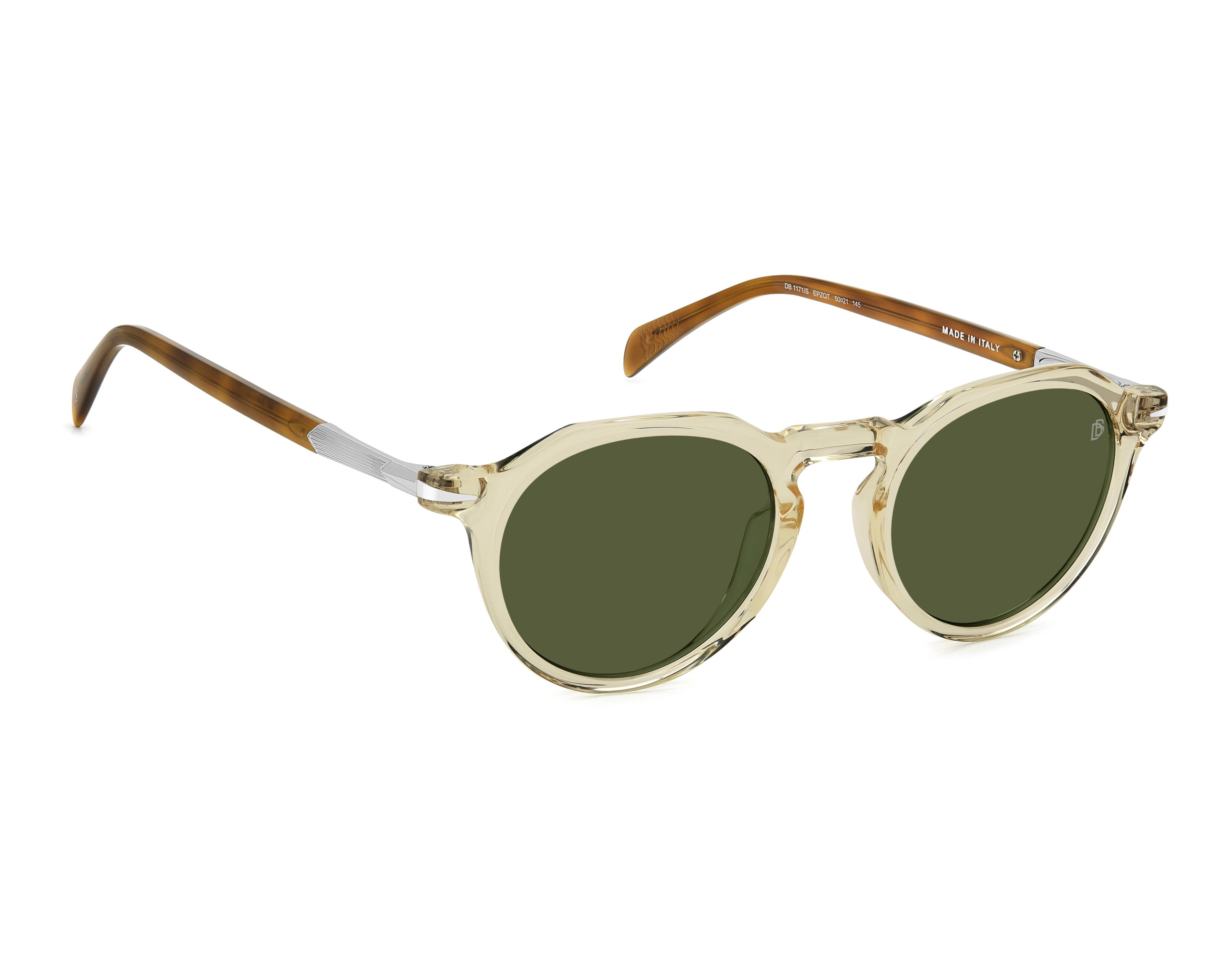 David Beckham DB-1171-S EPZ/QT 50-21 Havana Gold front view