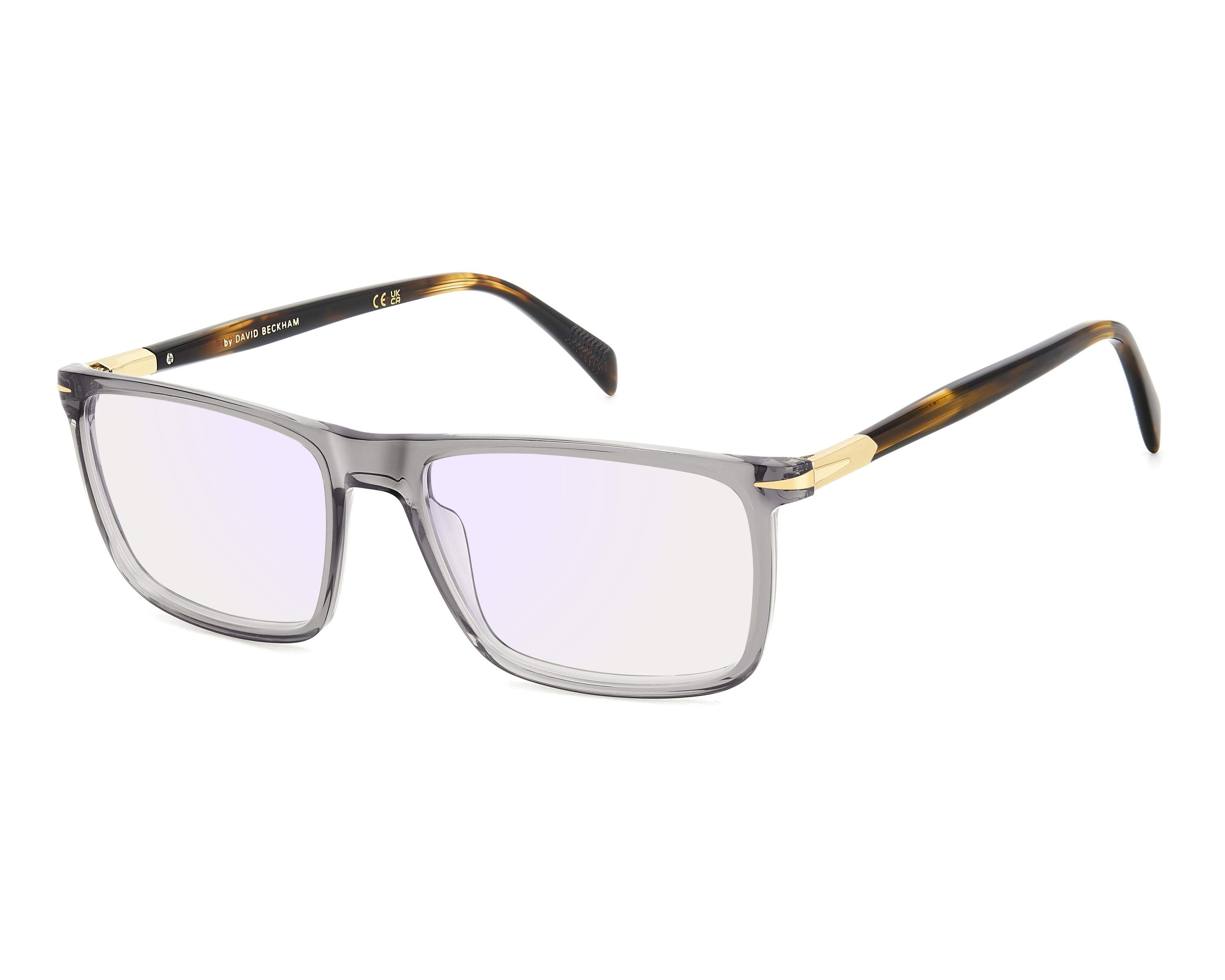 David Beckham DB-1181 MOI 57-18 Gris Marron 360 degree view 1