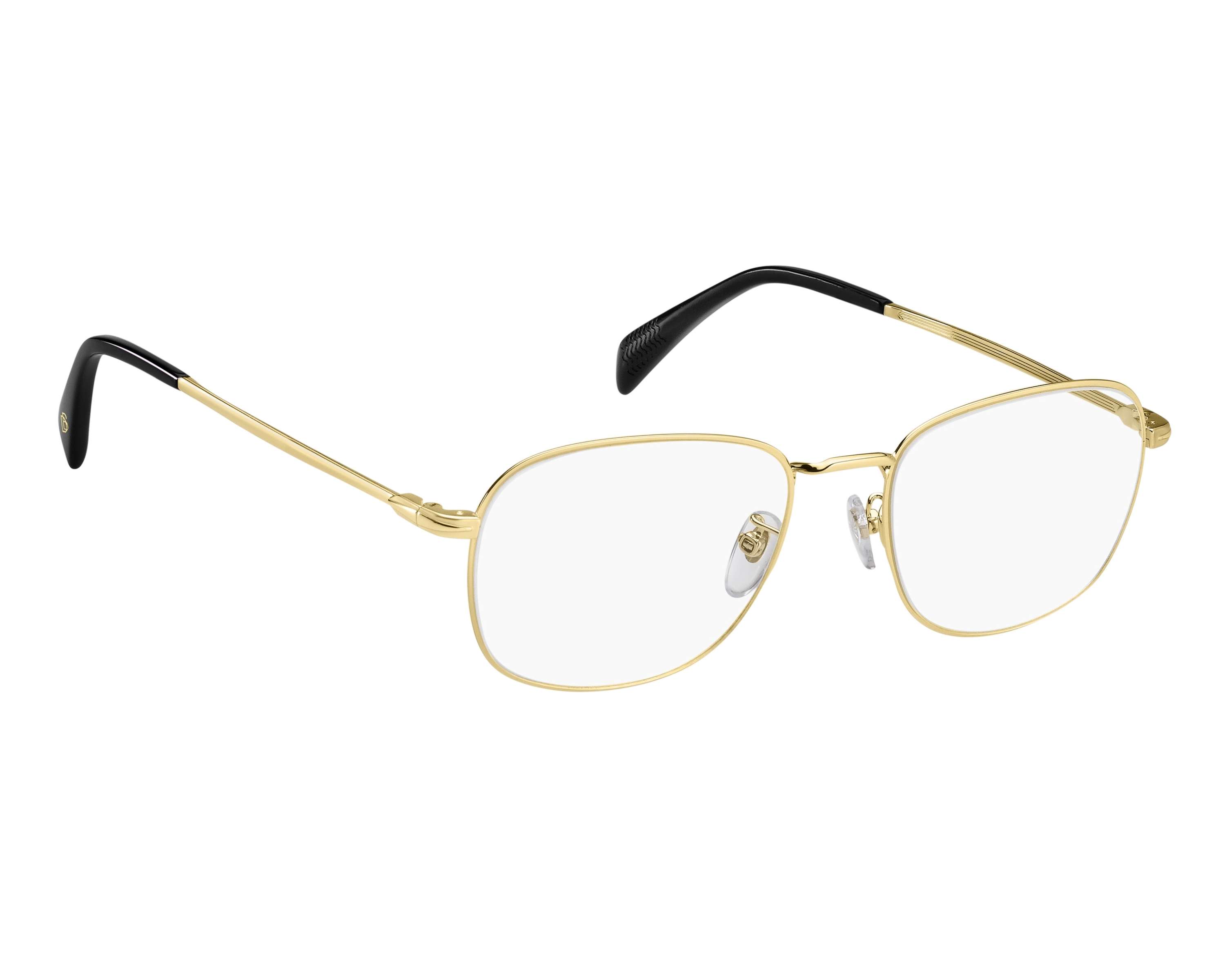 Lunettes De Soleil David Beckham DB 7048/S - Monture Gold/black, Taille 56/18/140, Homme