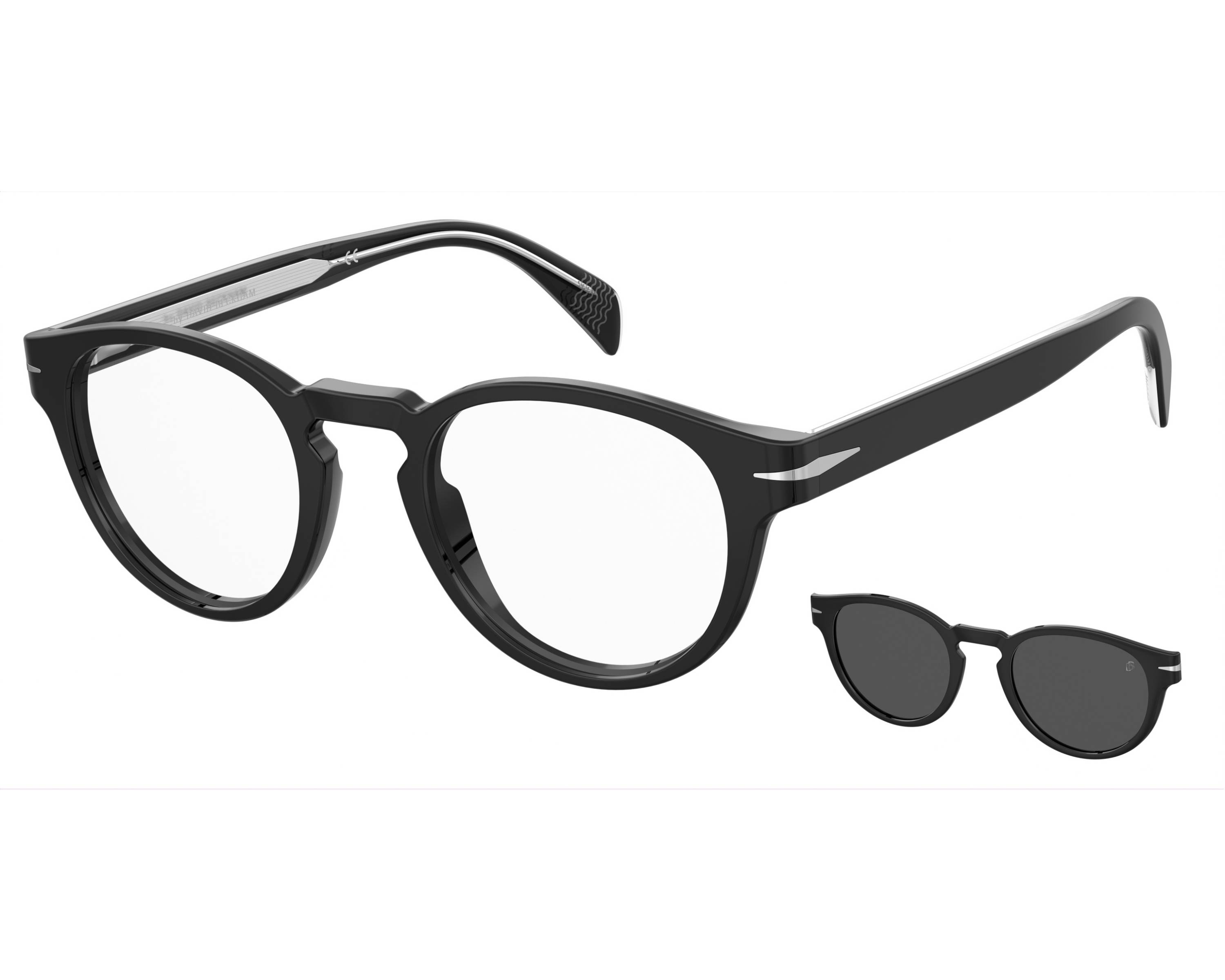 David Beckham DB-7104-CS 807/M9 49-21 schwarz  360 degree view 4