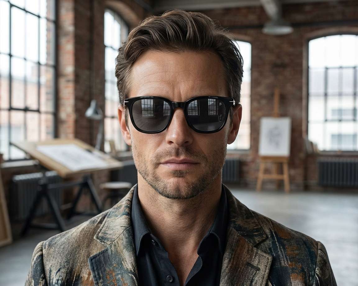 David Beckham DB-7120-CS 807/M9 51-20 Noir  360 degree view 7