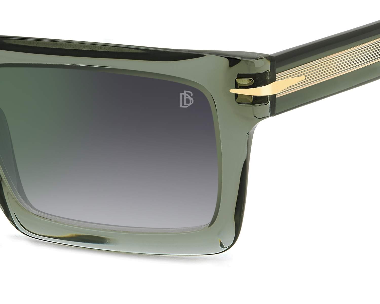 Lunettes De Soleil David Beckham DB 7126/S EX4 Brown Horn 51/23/150 - Homme, Neuf Avec étiquettes