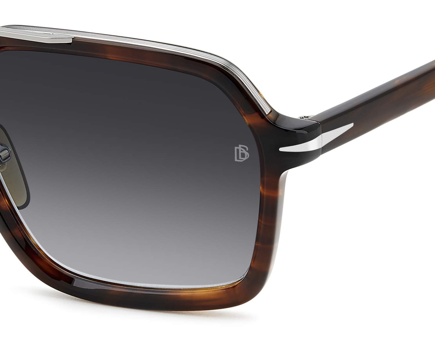 David Beckham Brown Frame Sunglasses with Black Case David Beckham DB 7151/S EX4HO Sunglasses - US main image 3