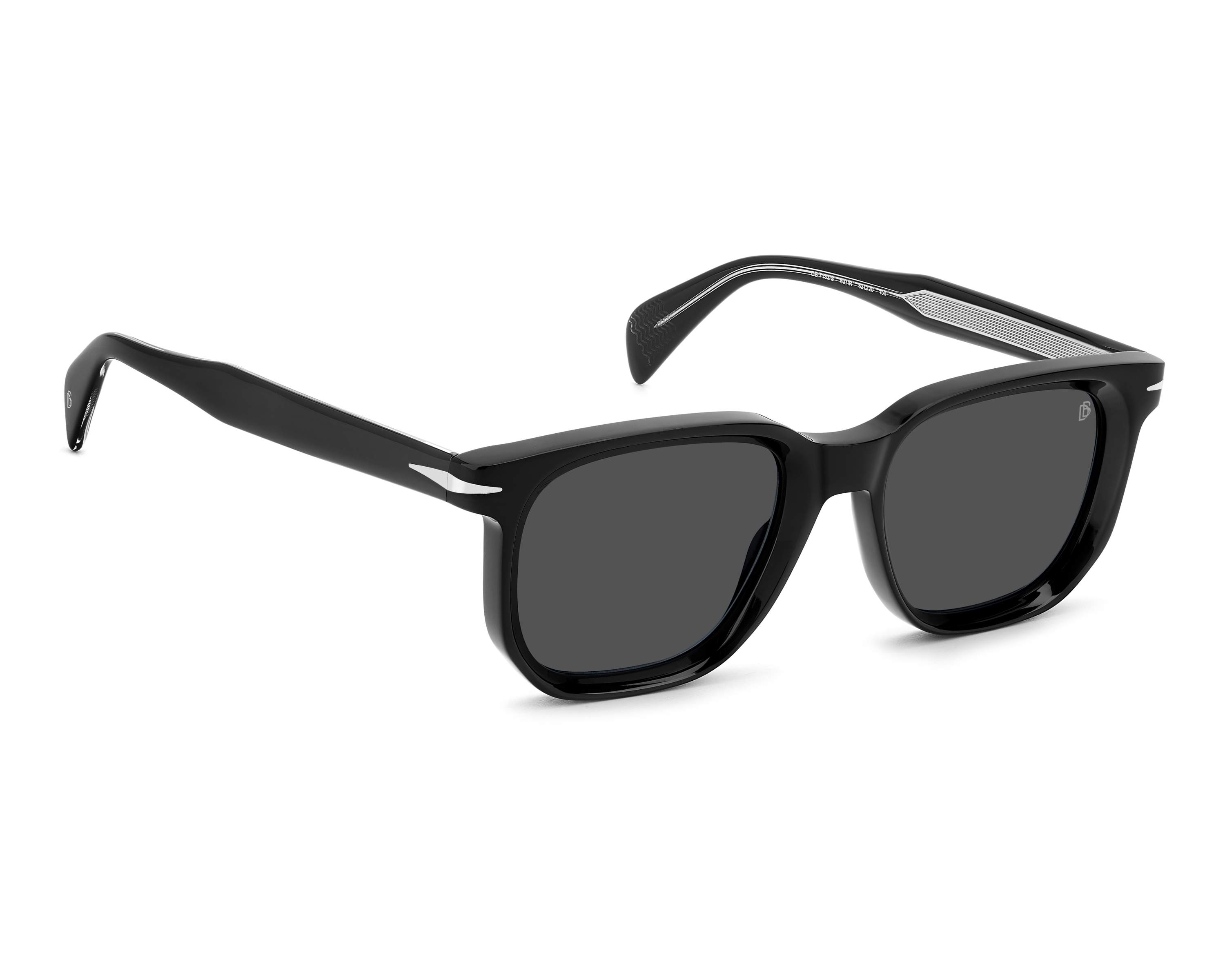 David Beckham DB-7133-S 807/IR 52-20 Black  360 degree view 1
