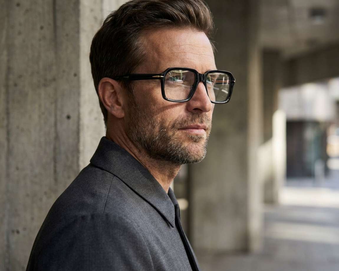 David Beckham DB-7139 807 56-18 Black  360 degree view 6