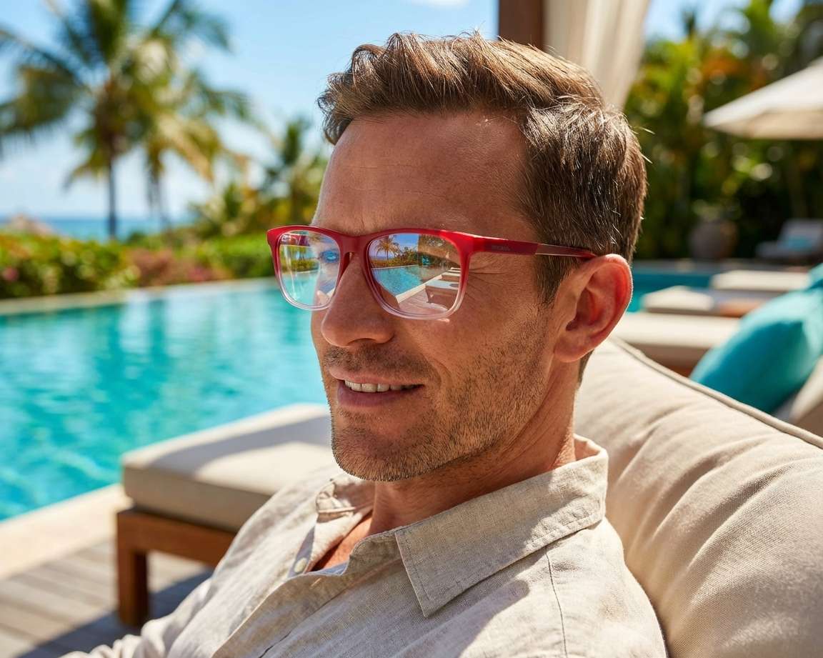 Diesel DL-5159 067 55-13 Red  other view