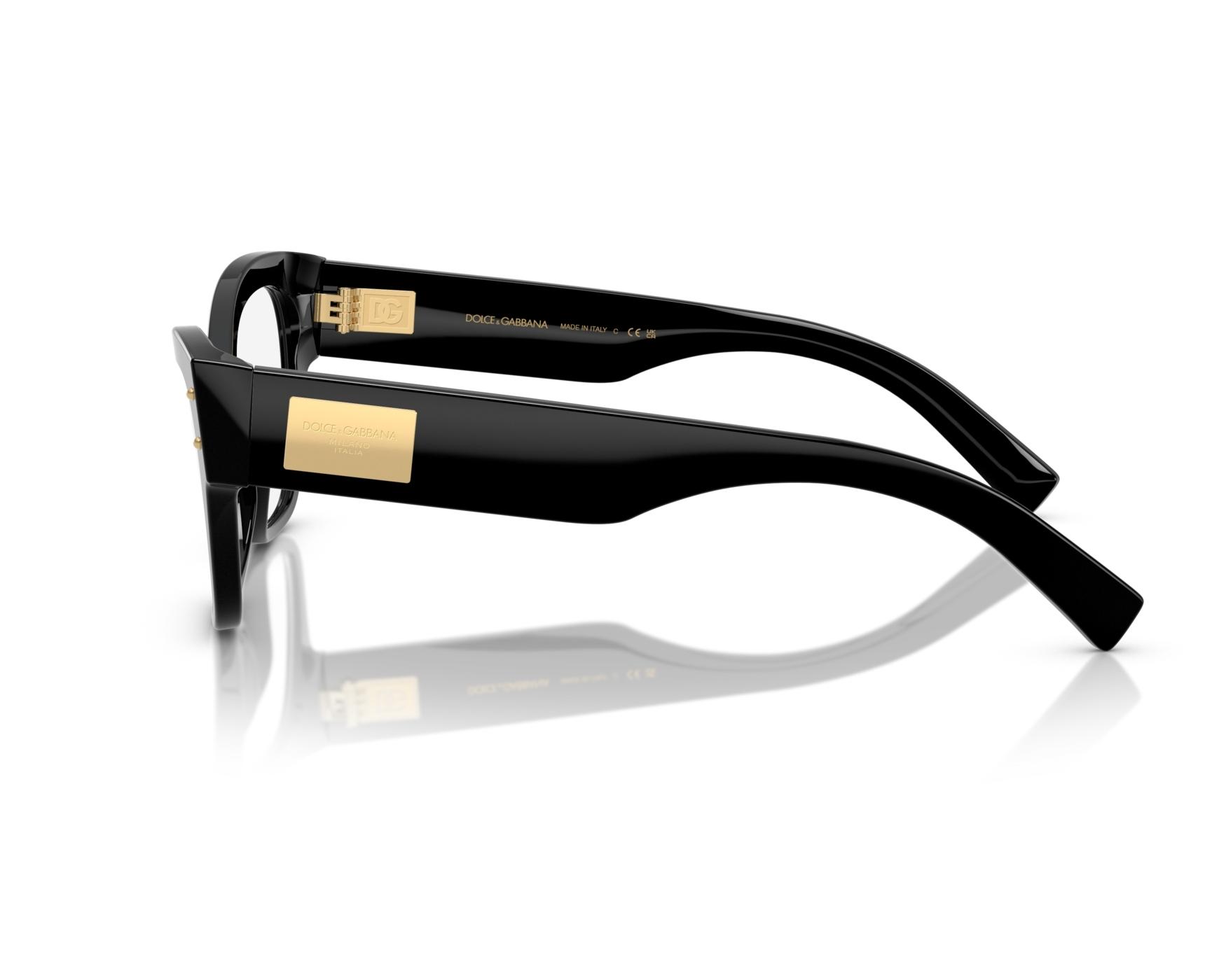 Dolce & Gabbana DG3404 501 54-17 Black  360 degree view 2