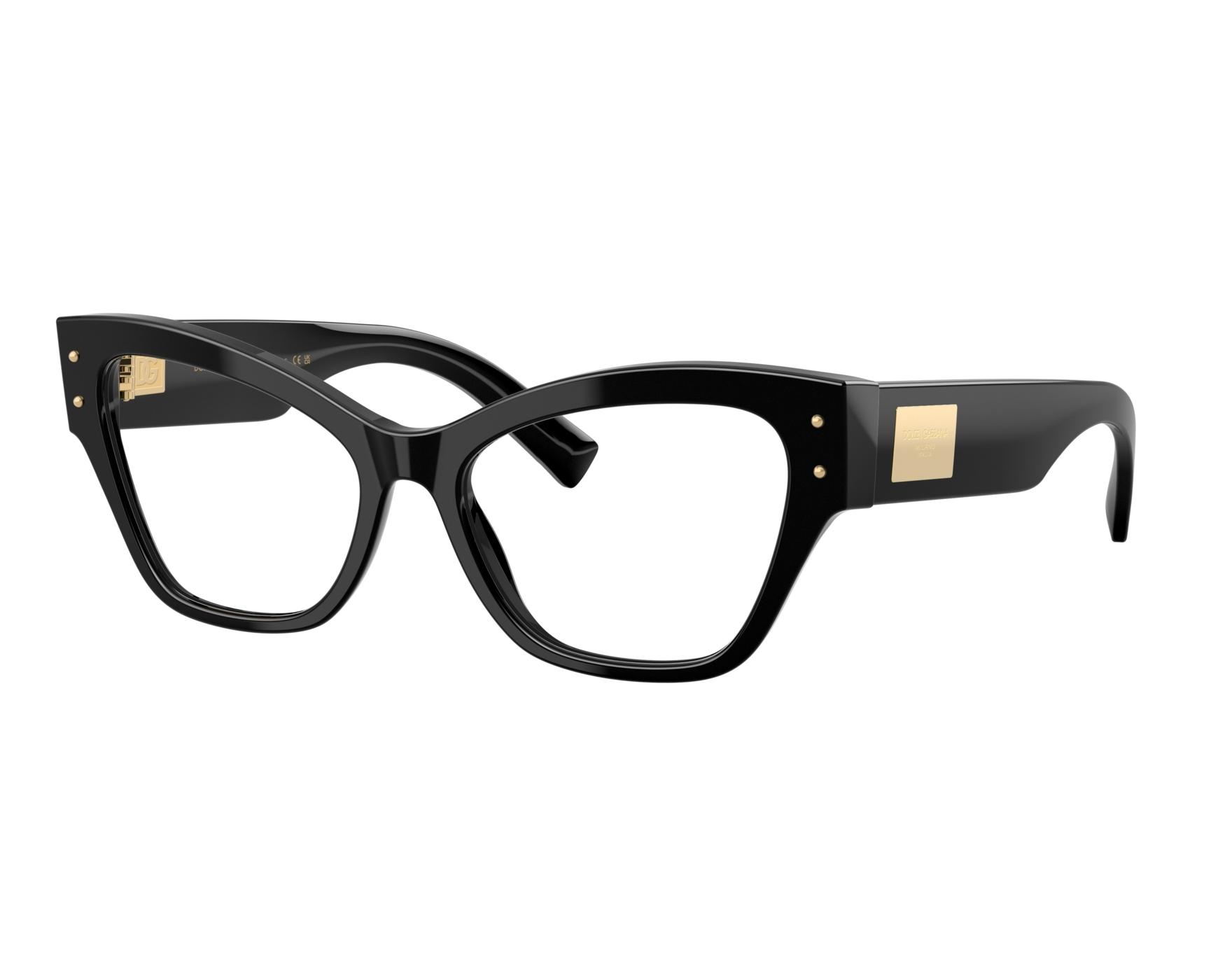 Dolce & Gabbana DG3404 501 54-17 Black  360 degree view 3