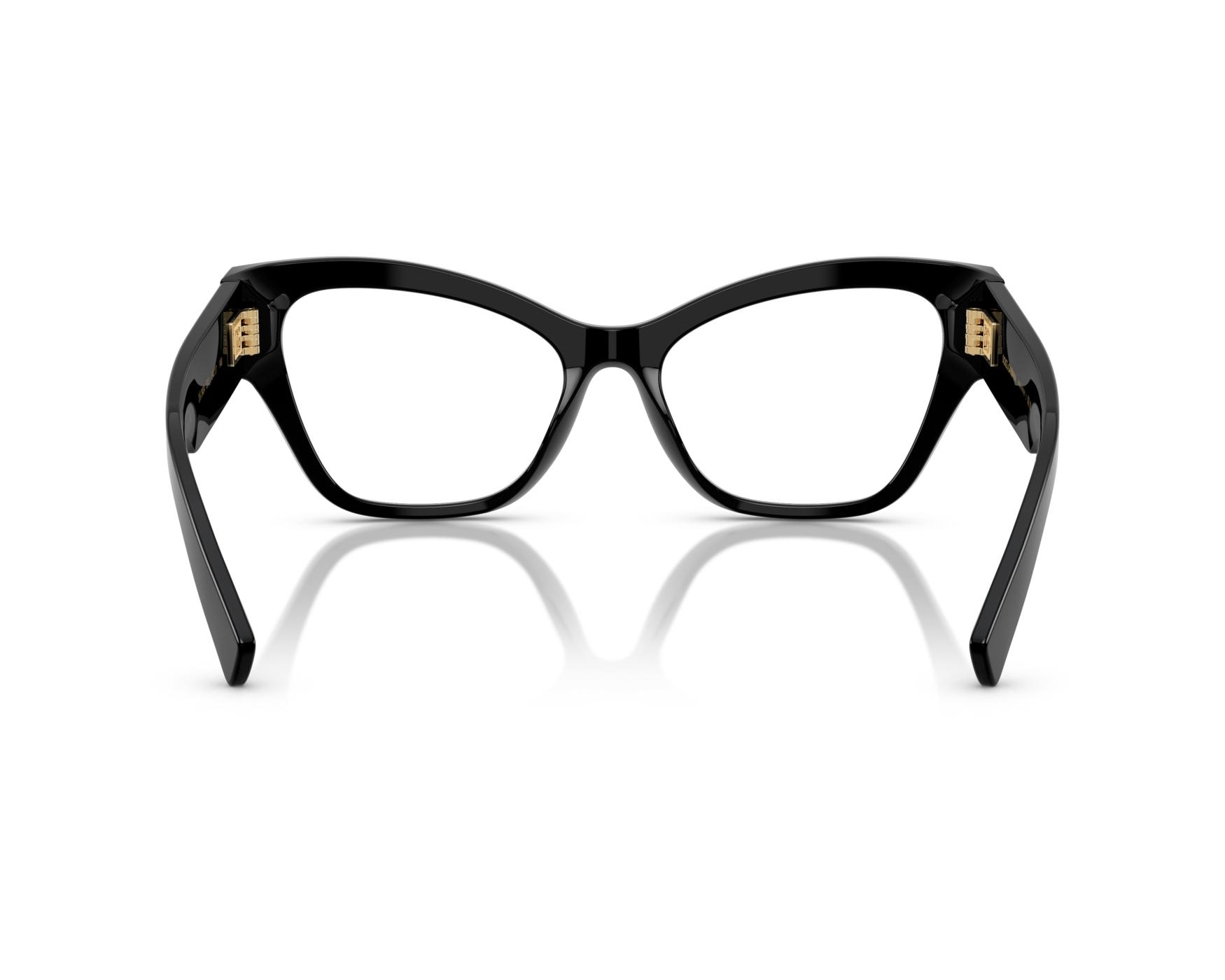 Dolce & Gabbana DG3404 501 54-17 Black  360 degree view 5