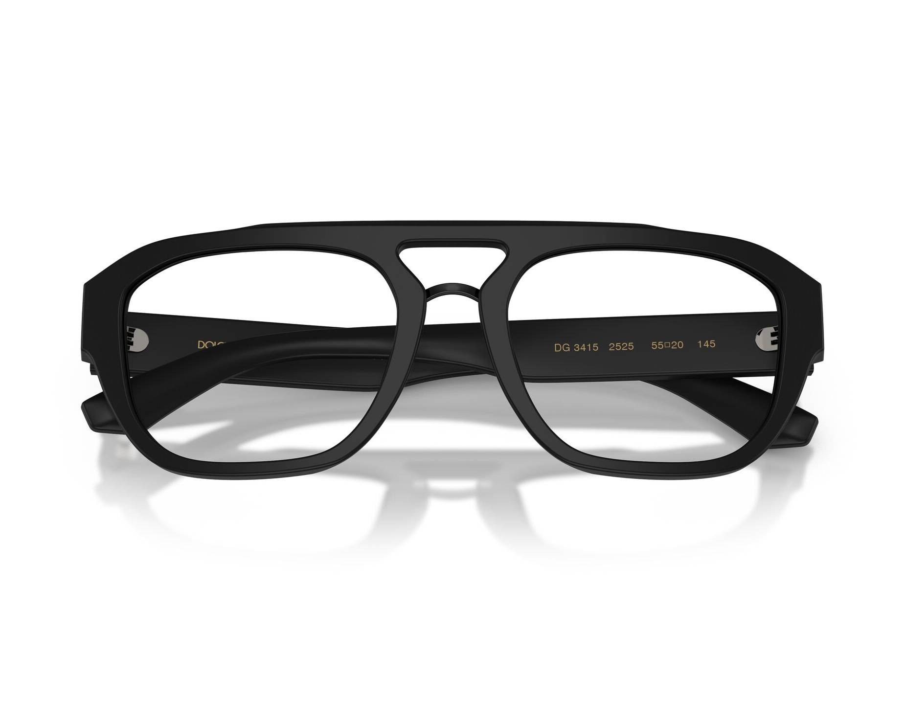 Dolce & Gabbana DG3415 2525 55-20 Black  360 degree view 1