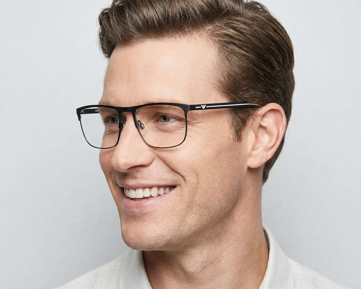 Emporio Armani EA1079 3094 55-18 Black  360 degree view 15