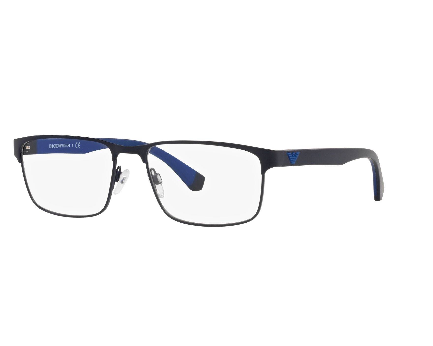 blue armani glasses