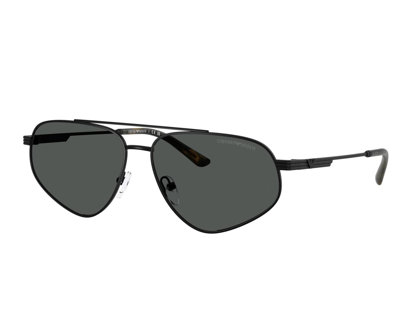 NWT Emporio Armani $215 Designer Brand Clubmaster Metal Frame Sunglasses Emporio Armani EA4262U Sunglasses | LensCrafters main image 4
