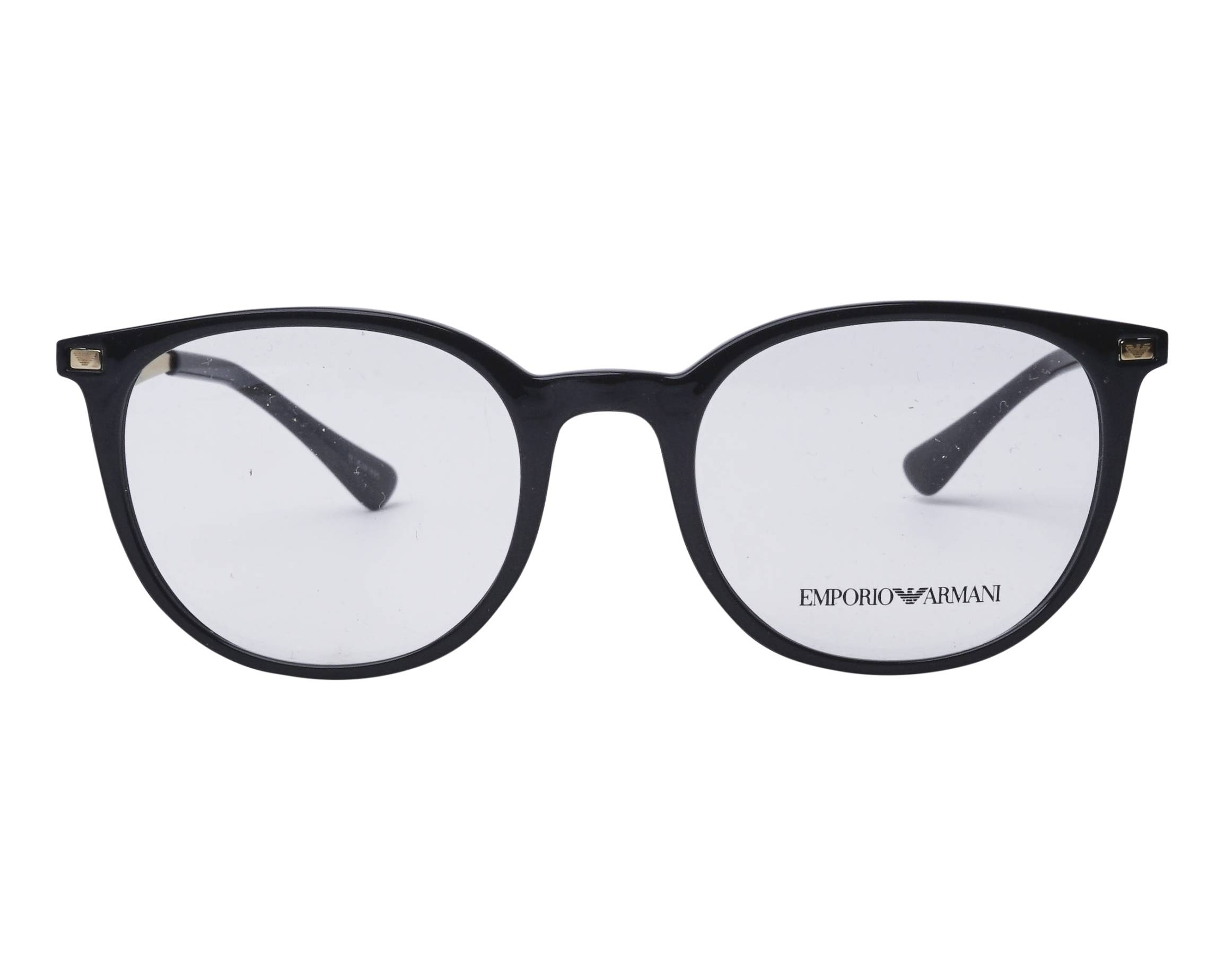 Emporio Armani EA-3168 5001 52-20 Black  front view