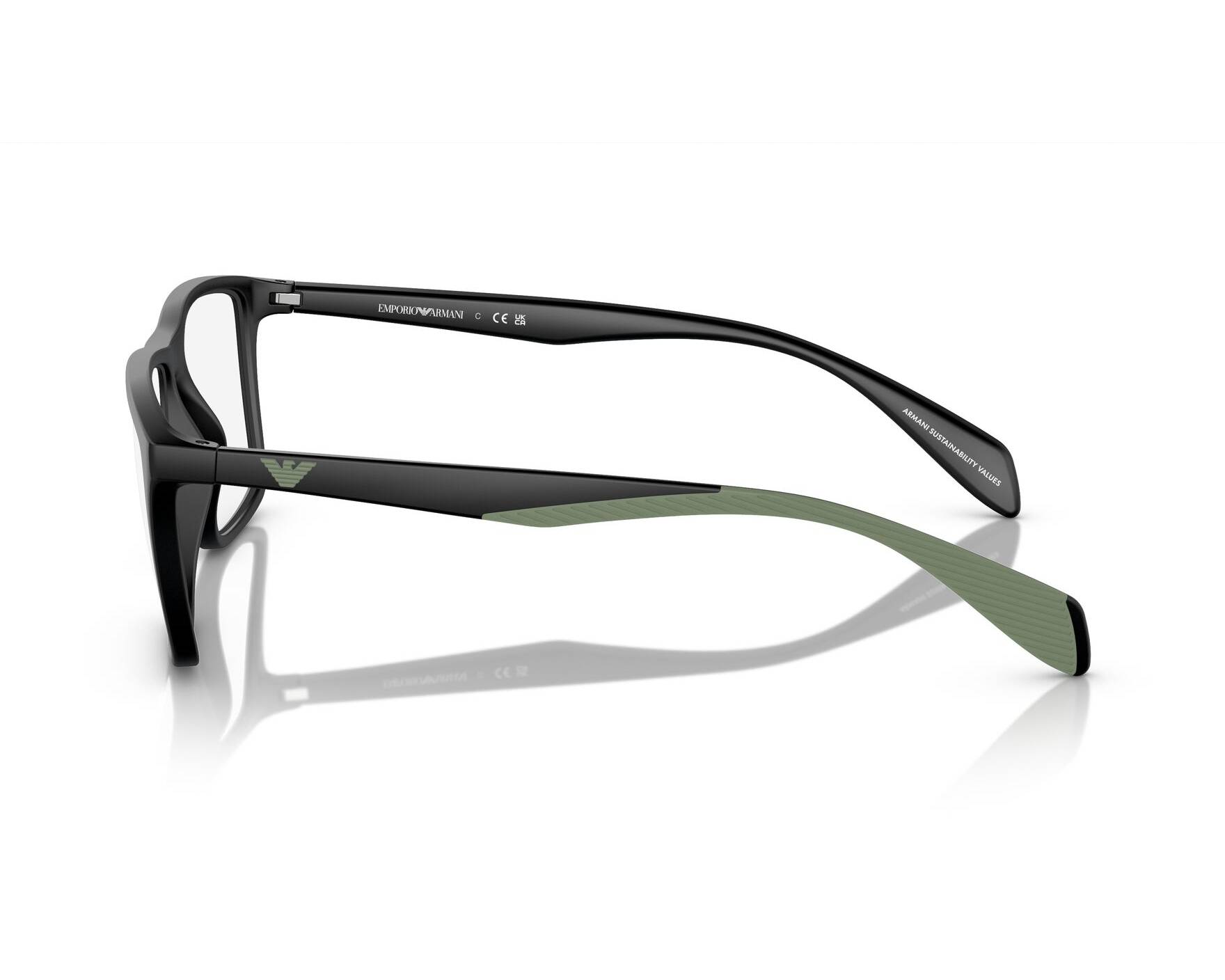 Emporio Armani EA3230 5001 - Noir  360 degree view 6