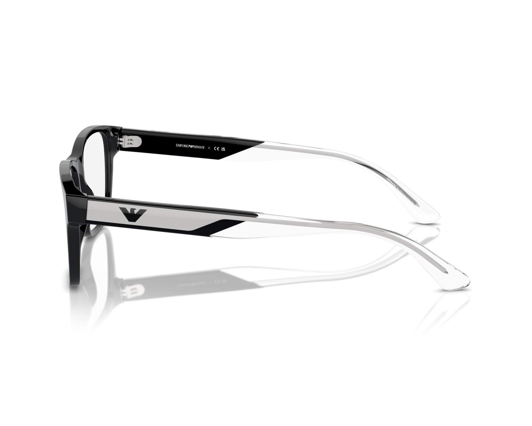 Emporio Armani ウィンドブレーカー 黒/白ドット Emporio Armani Glasses EA3239 5017