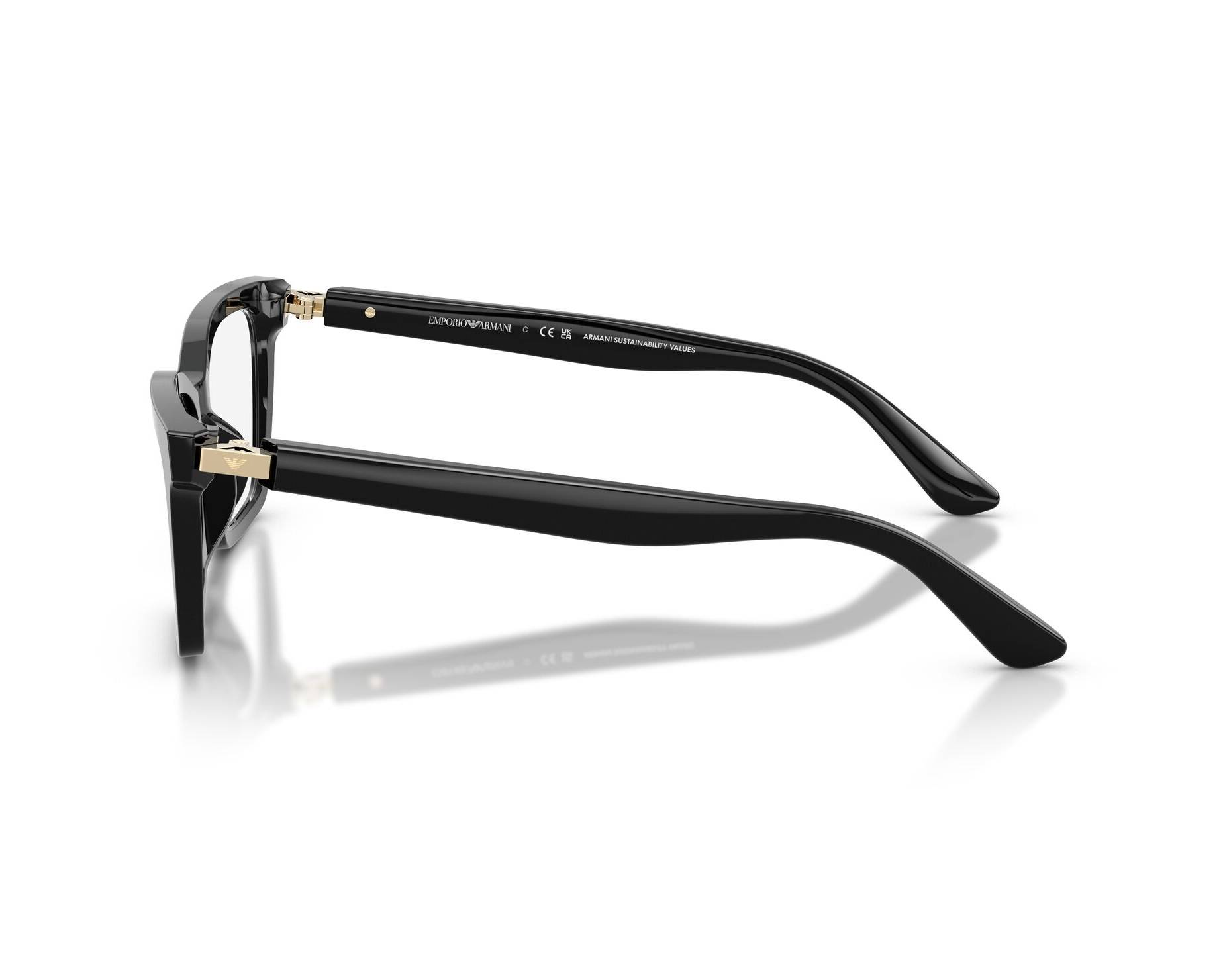 Emporio Armani EA3261U 5017 54-16 Black  360 degree view 6