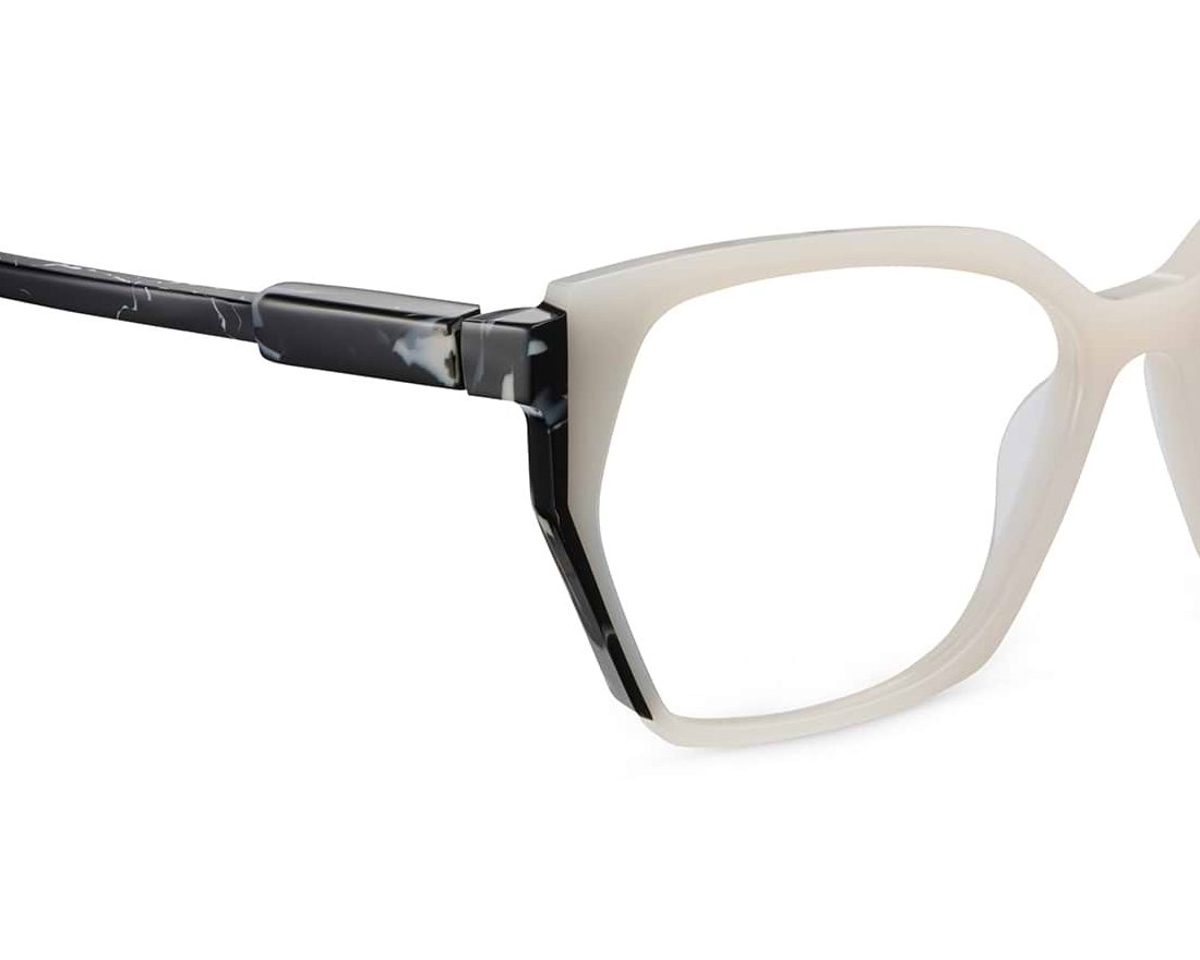 Etnia Barcelona BRAGANZA WHBK - White Black side view