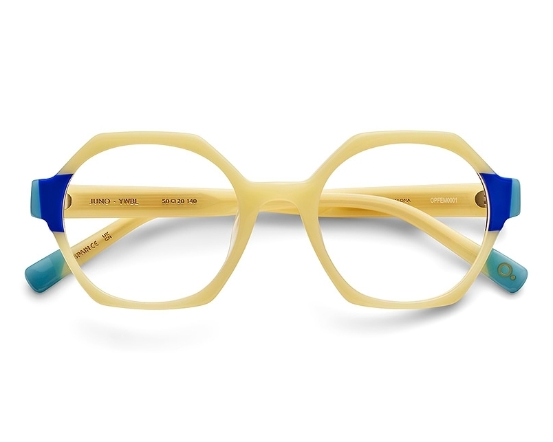 Etnia Barcelona JUNO YWBL 50-20 Yellow Blue profile view