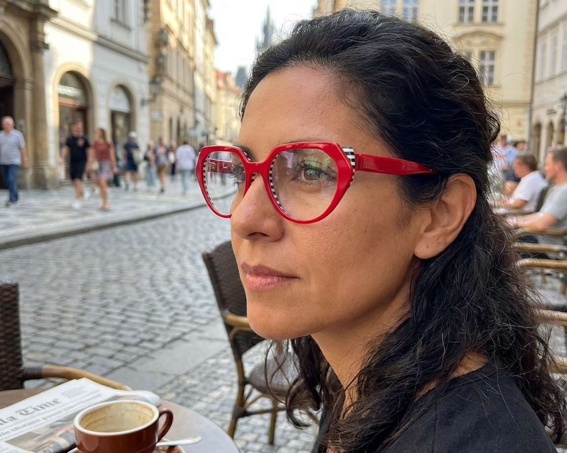 Etnia Barcelona LAVAL RDBK 51-18 Red Black other view