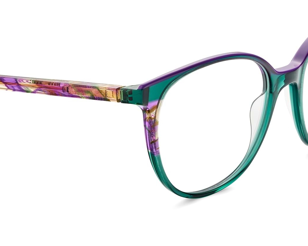 Etnia Barcelona LISSE GRPU 54-18 Green Purple profile view