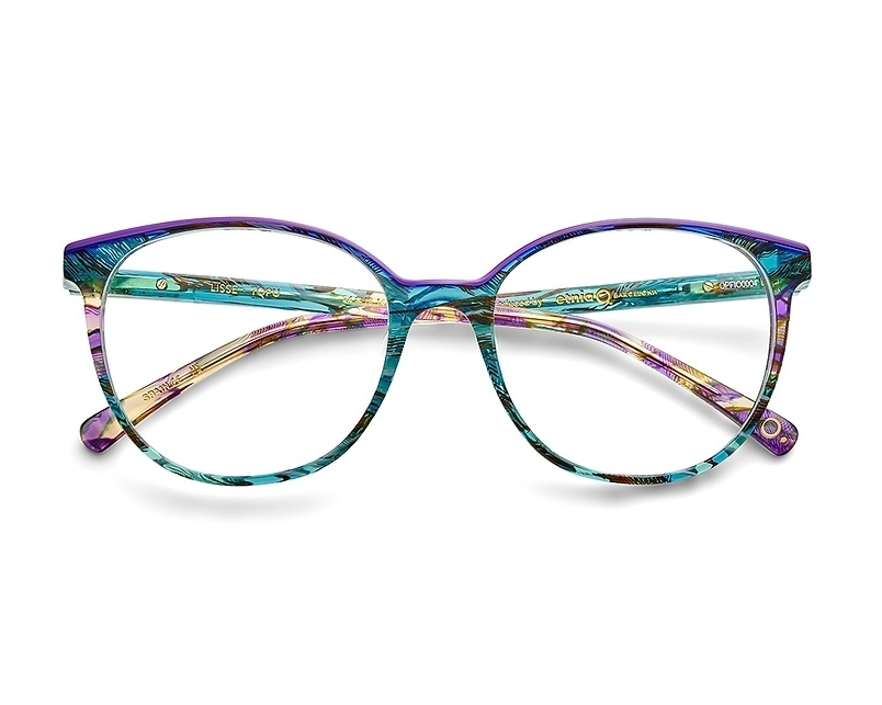 Etnia Barcelona LISSE TQPU - Turquoise Purple 360 degree view 2