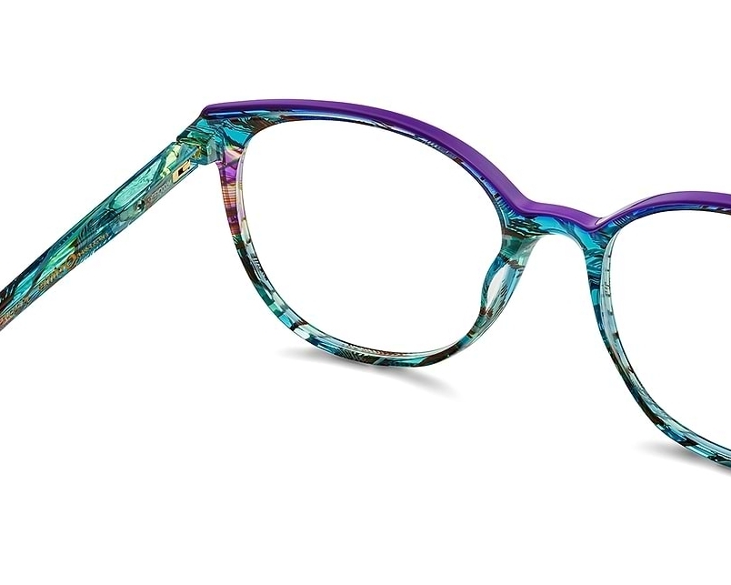 Etnia Barcelona LISSE TQPU - Turquoise Purple 360 degree view 3
