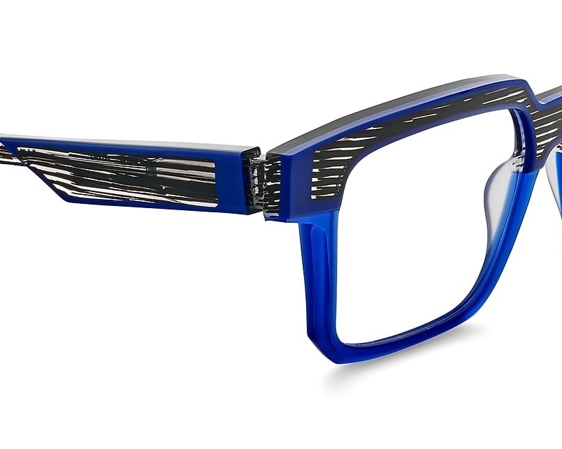 Etnia Barcelona MARC BKBL 54-19 Blue Black profile view