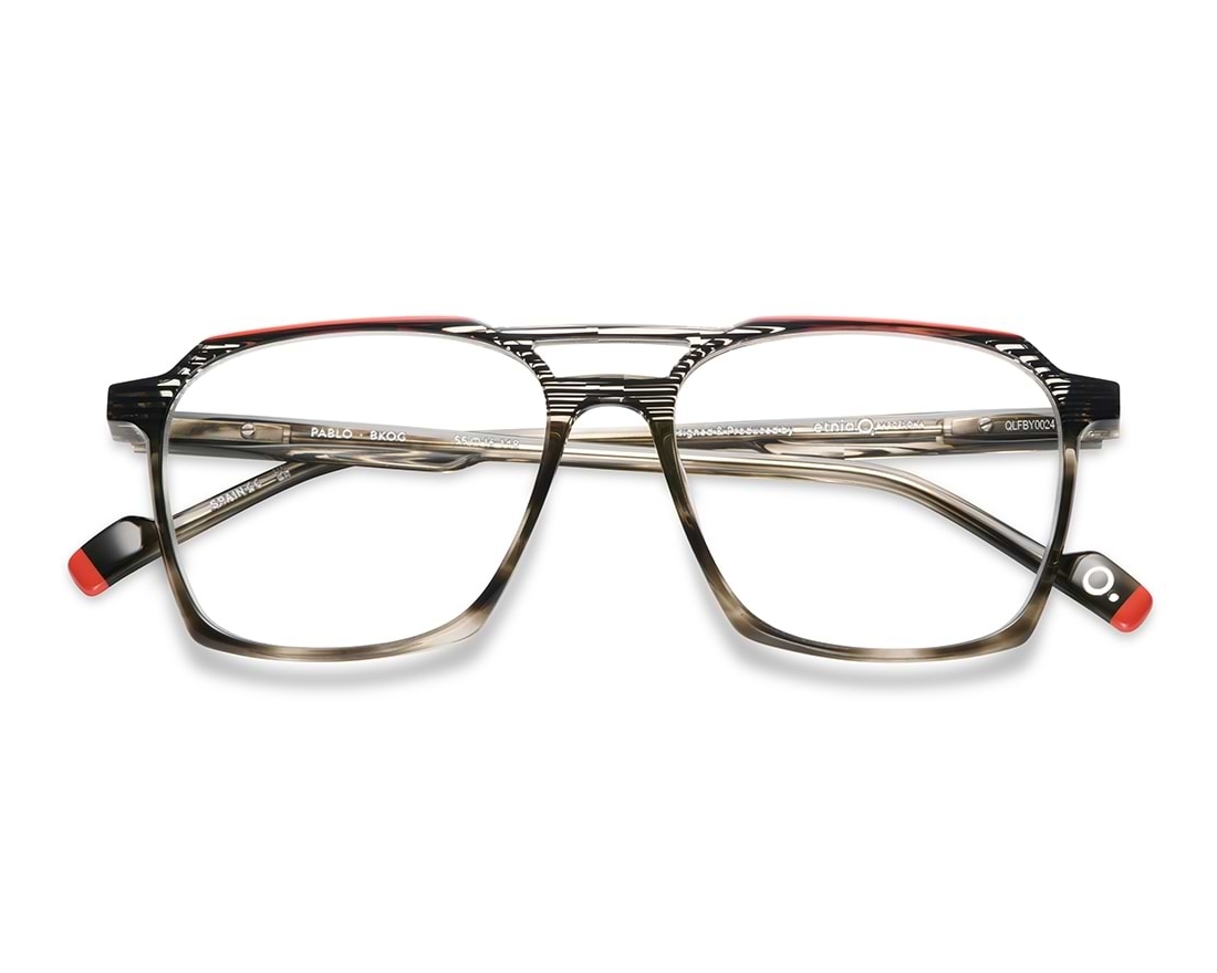 Etnia Barcelona PABLO BKOG - Black Orange 360 degree view 2