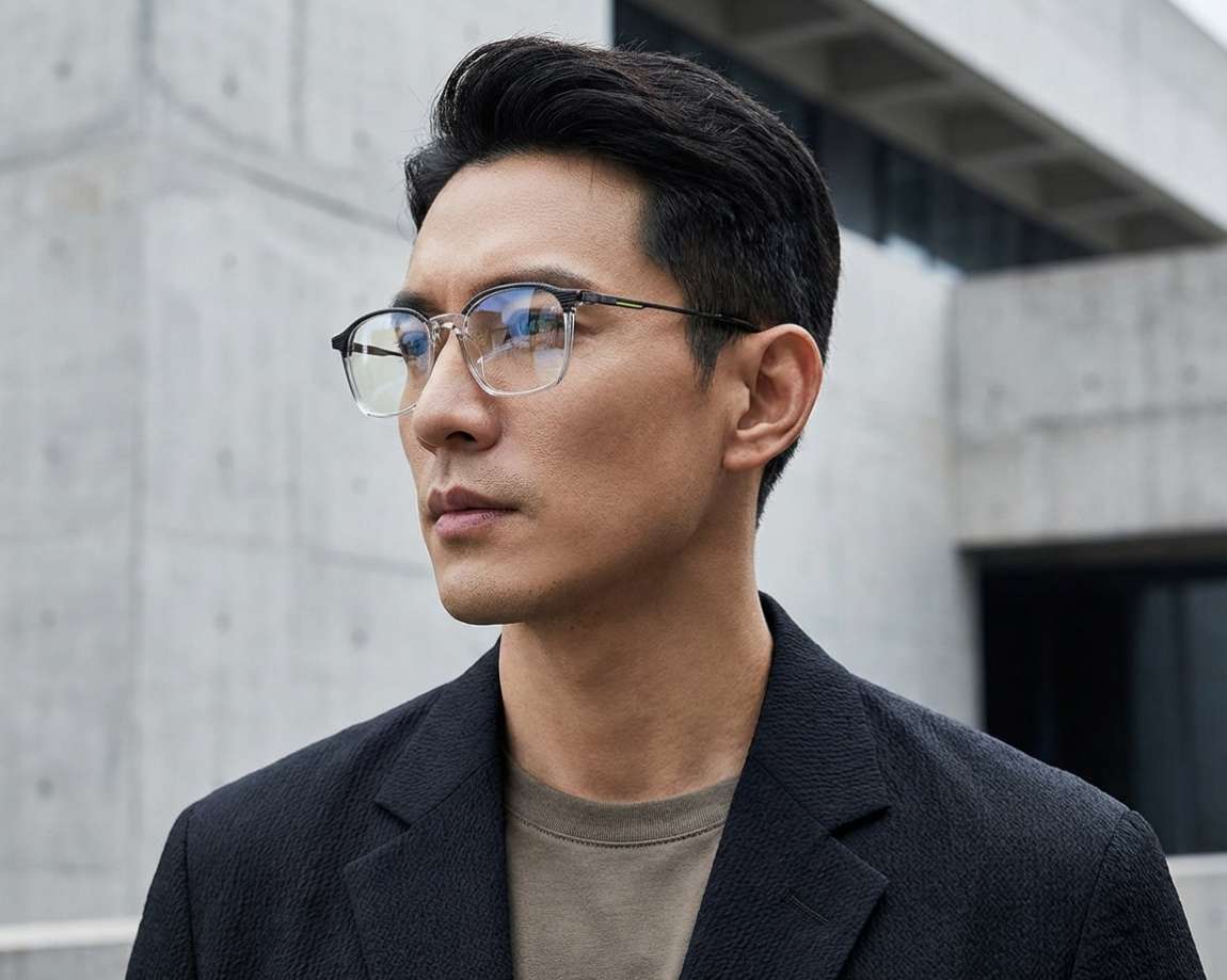 Etnia Barcelona ROCCO CLBK 52-17 Crystal Black 360 degree view 8