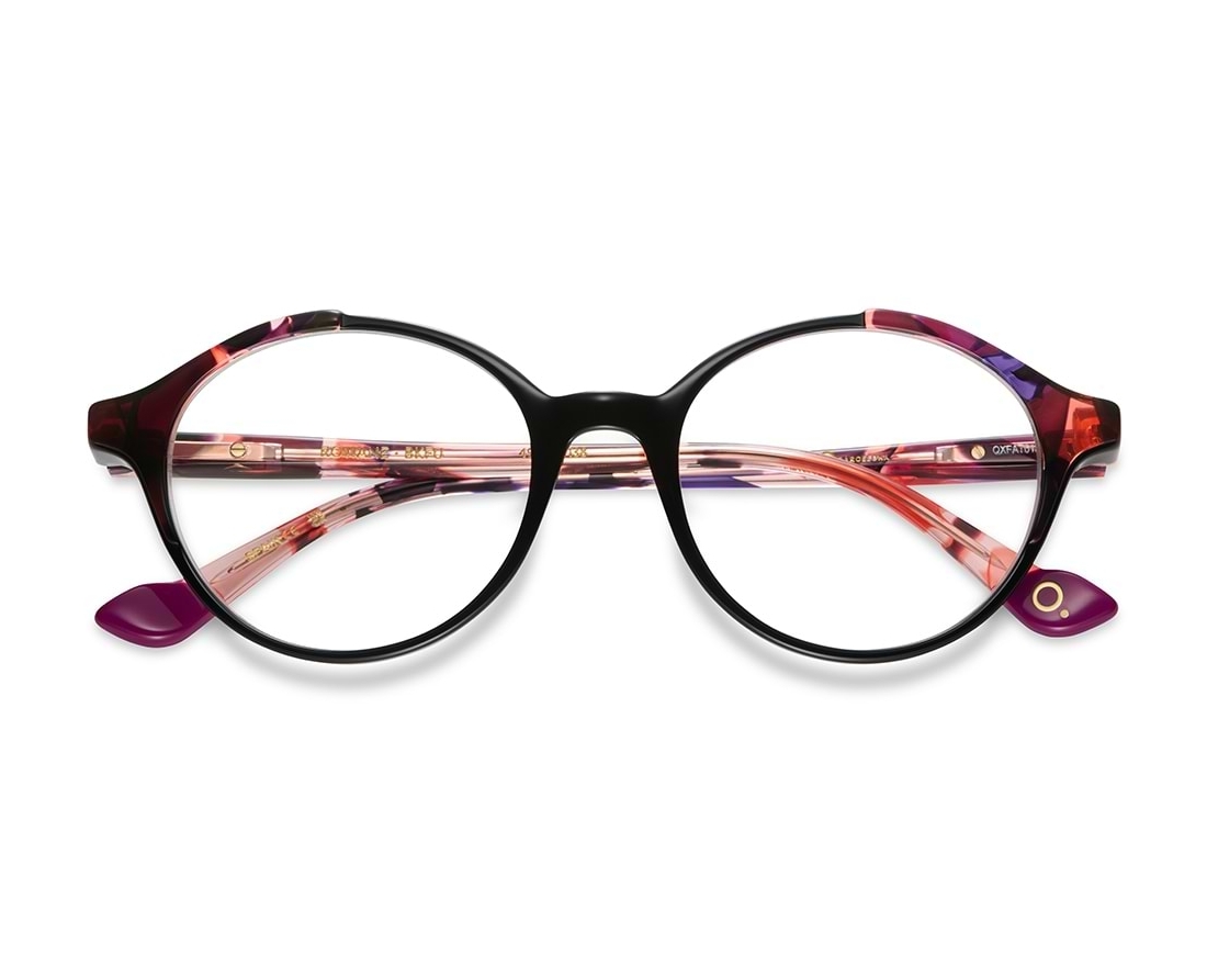 Etnia Barcelona ROWANE BKFU 49-18 Black Fuchsia profile view