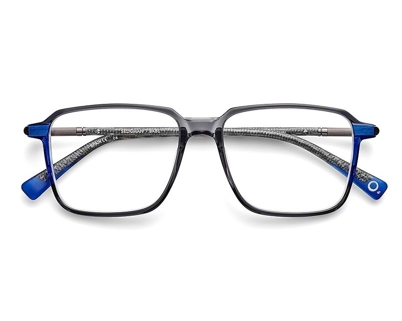 Etnia Barcelona SELIGMAN BKBL - Noir Bleu 360 degree view 2