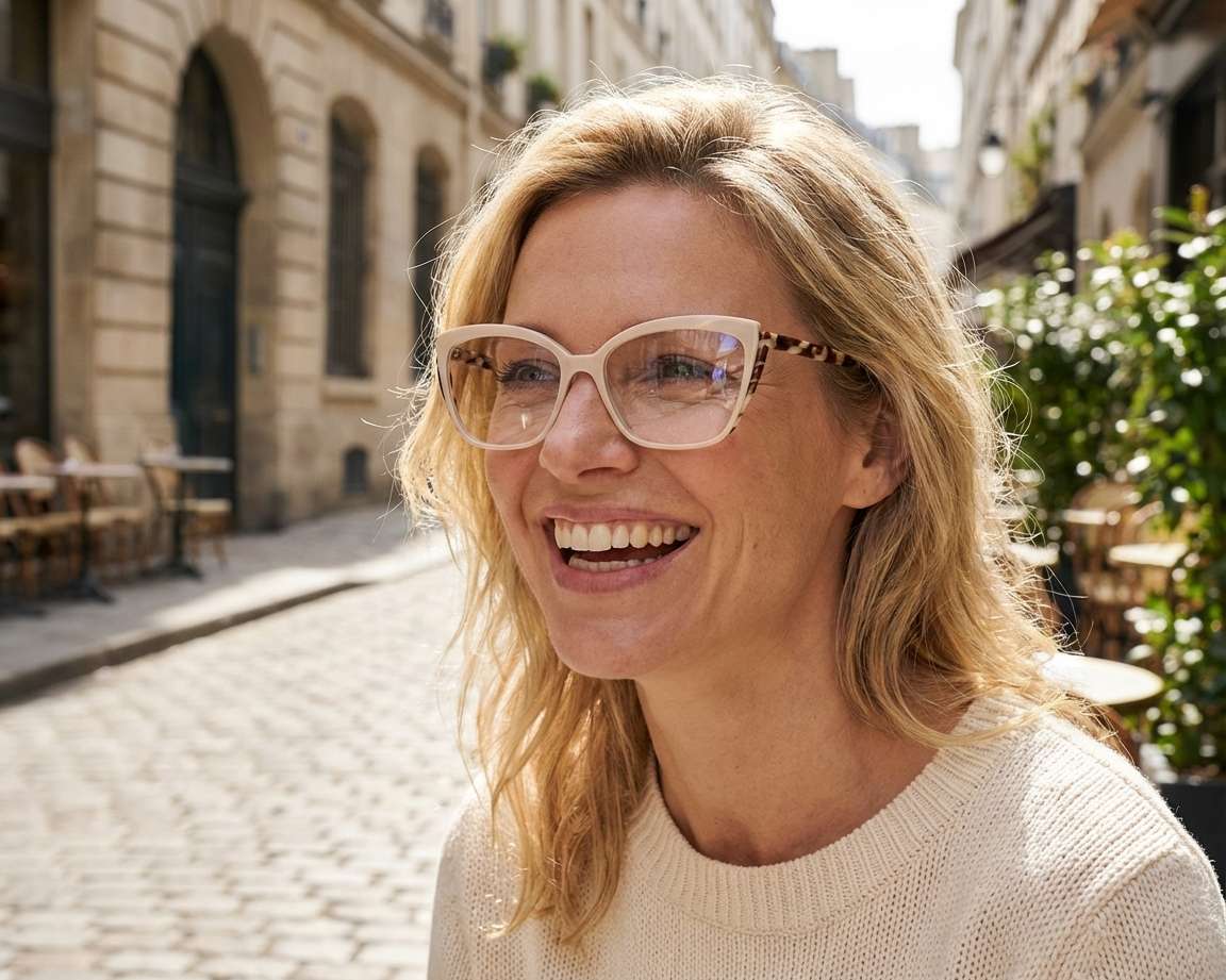 Etnia Barcelona ZAZ WHZE 54-15 Blanco Zebra other view