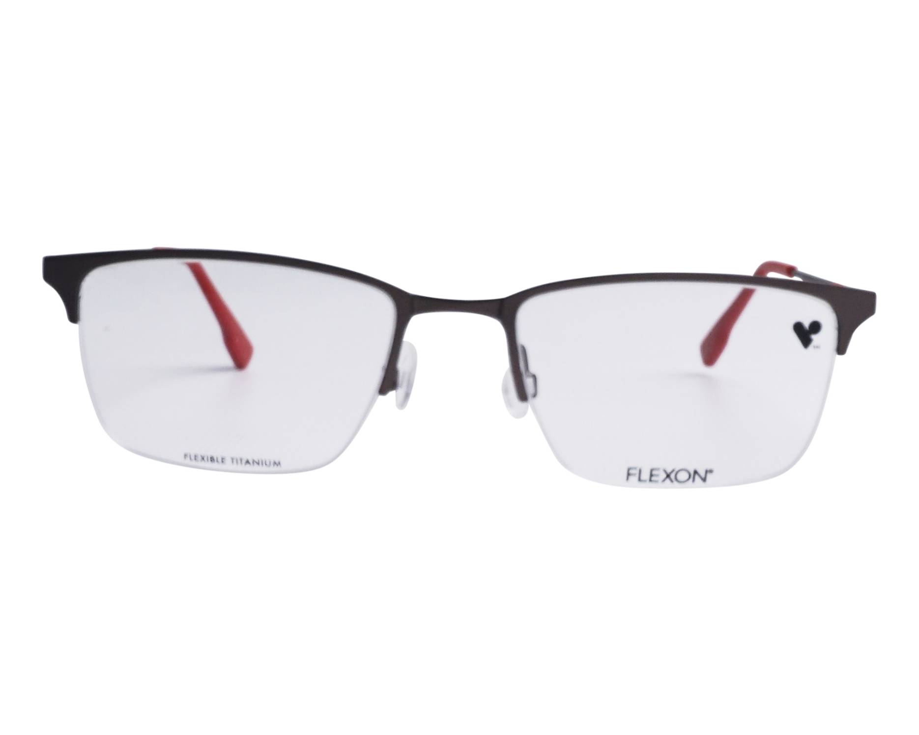 Flexon E1130 072 55-20 Grey Red 360 degree view 2
