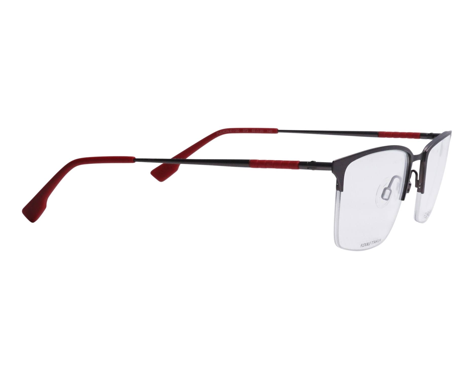 Flexon E1130 072 55-20 Grey Red 360 degree view 3