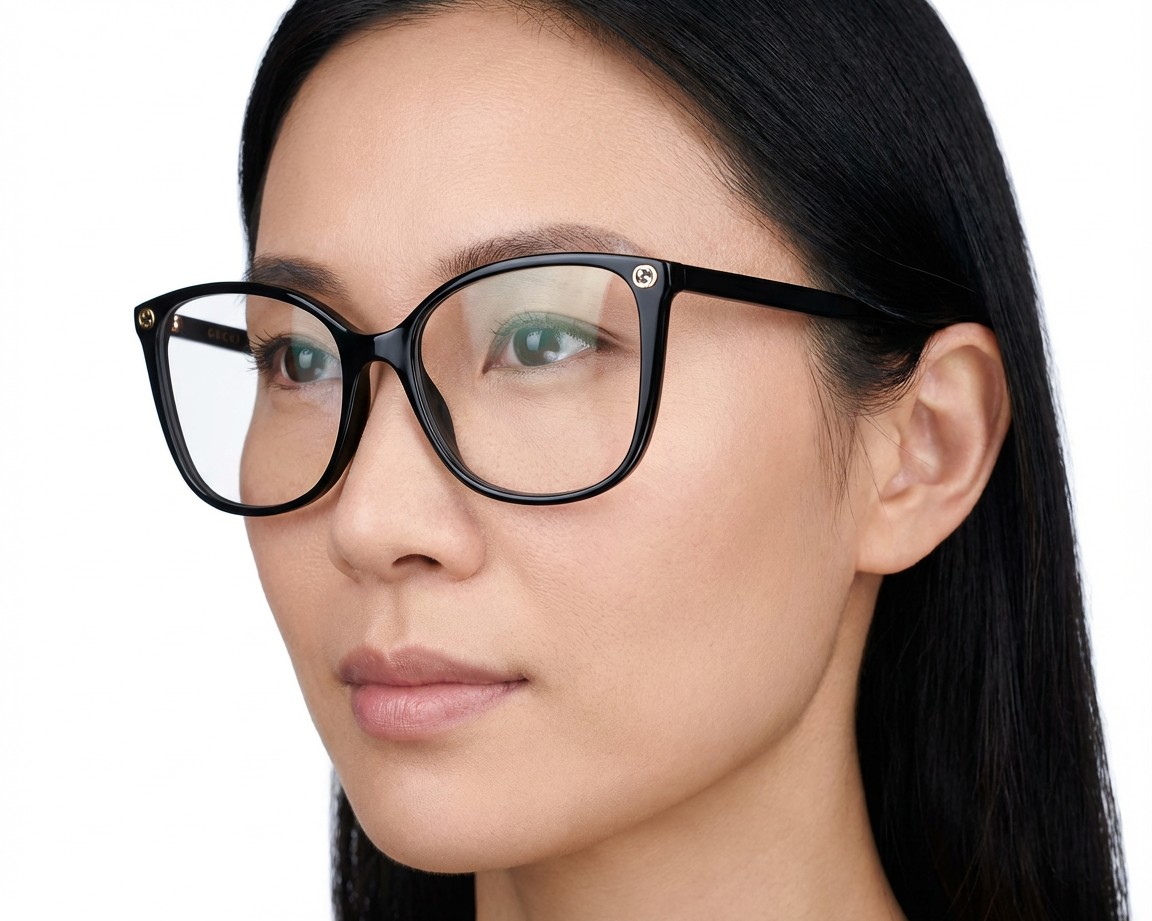 Gucci GG0026O 008 55-17 Black  other view