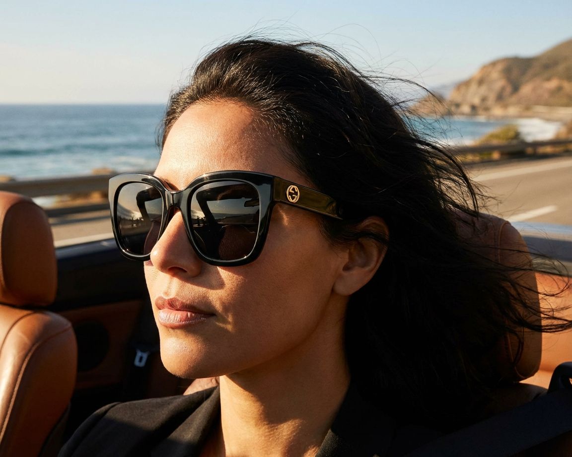 Gucci Sunglasses GG0034SN 001 display picture 2